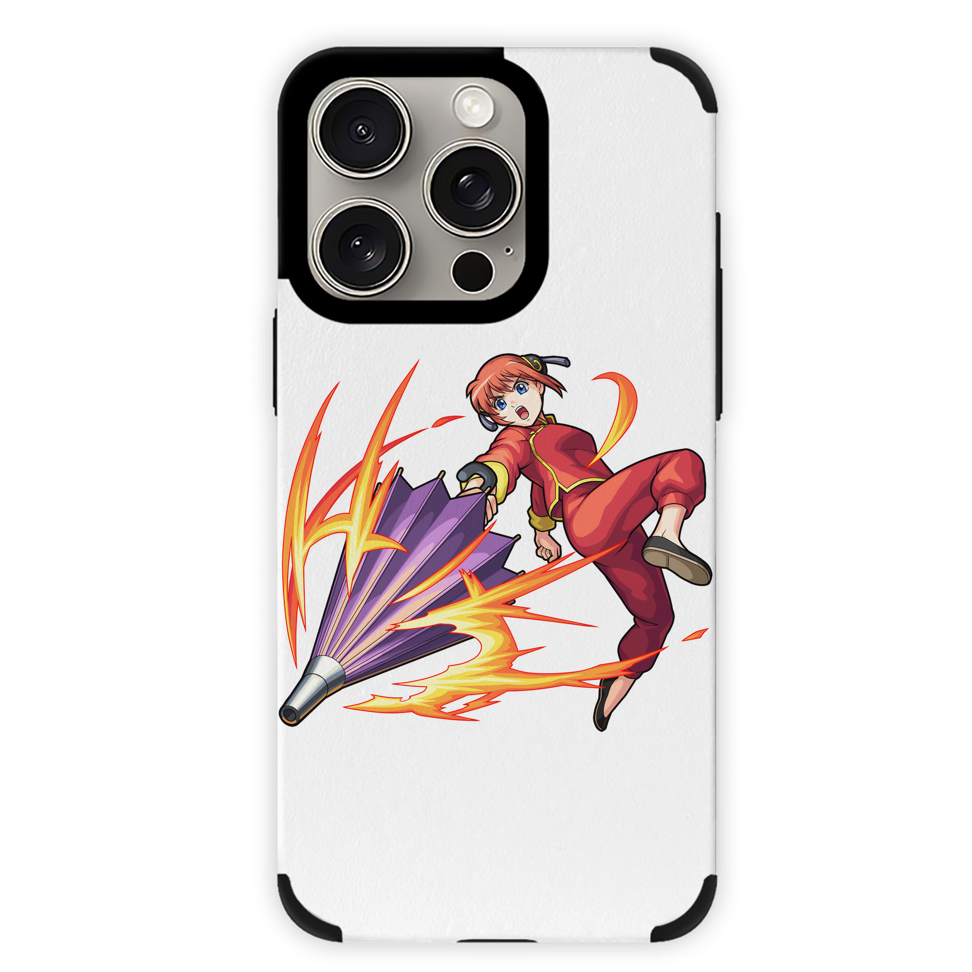 （画像用） ぎんたま 坂田銀時（さかたぎんとき） 神楽 志村新八（しむら しんぱち） GINTAMA Sakata Gintoki Kagura Shimura Shinpachi 【iPhone15ProMax対応】 PUレザー スマホケース 耐衝撃＆黄変防止