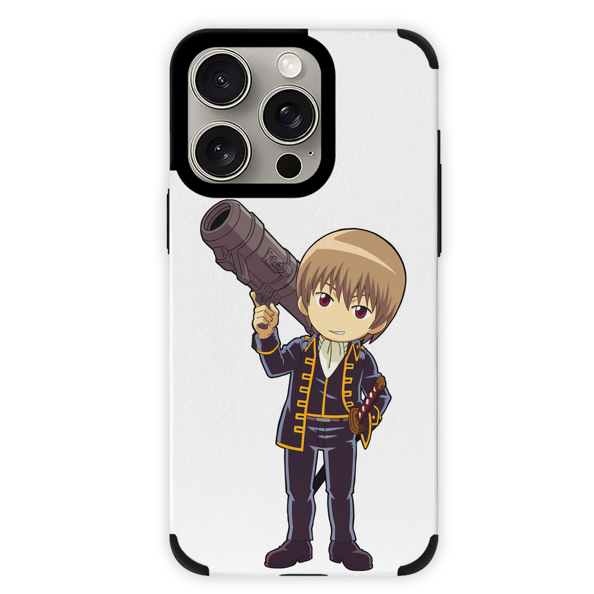 （画像用） ぎんたま 坂田銀時（さかたぎんとき） 神楽 志村新八（しむら しんぱち） GINTAMA Sakata Gintoki Kagura Shimura Shinpachi 【iPhone15ProMax対応】 PUレザー スマホケース 耐衝撃＆黄変防止
