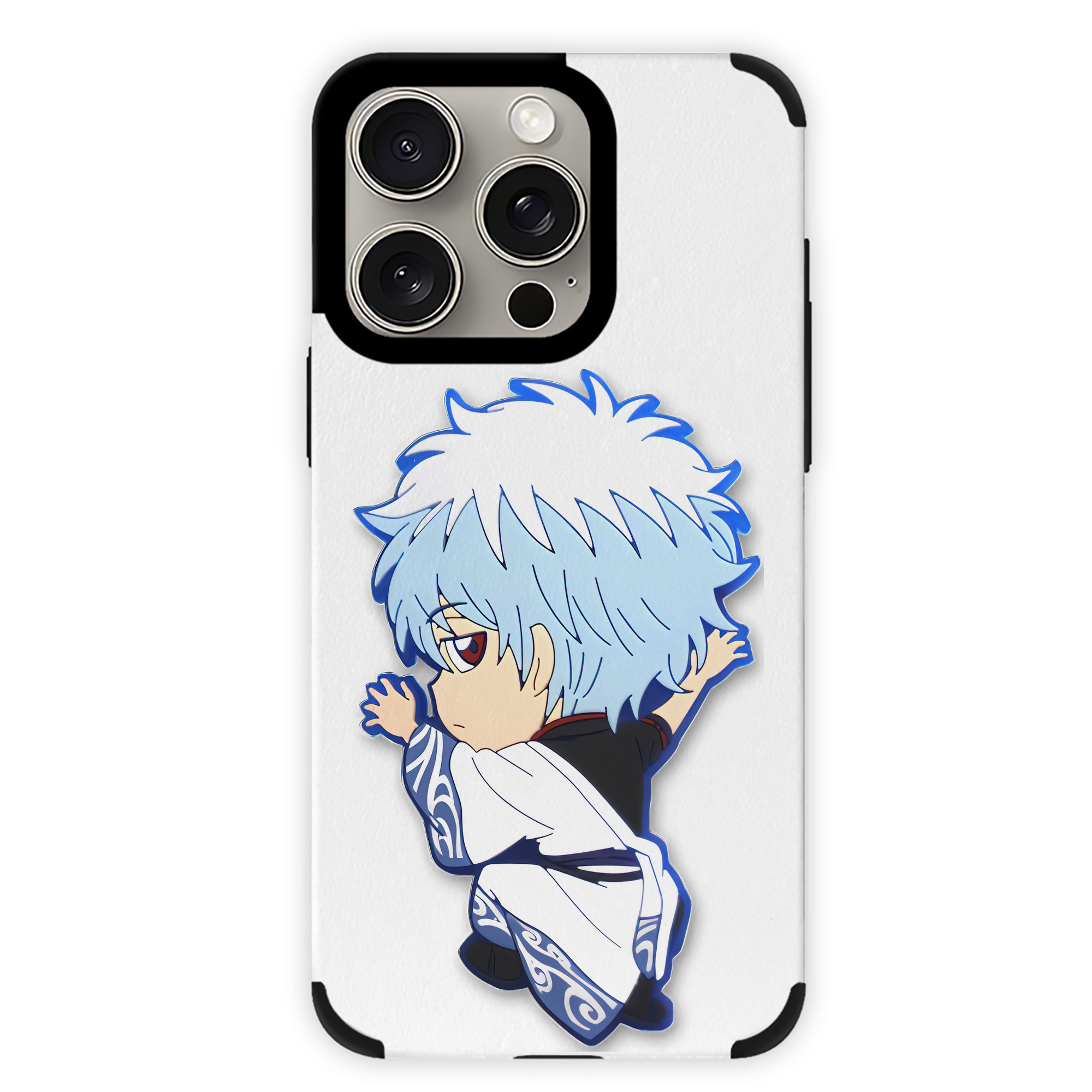 （画像用） ぎんたま 坂田銀時（さかたぎんとき） 神楽 志村新八（しむら しんぱち） GINTAMA Sakata Gintoki Kagura Shimura Shinpachi 【iPhone15ProMax対応】 PUレザー スマホケース 耐衝撃＆黄変防止