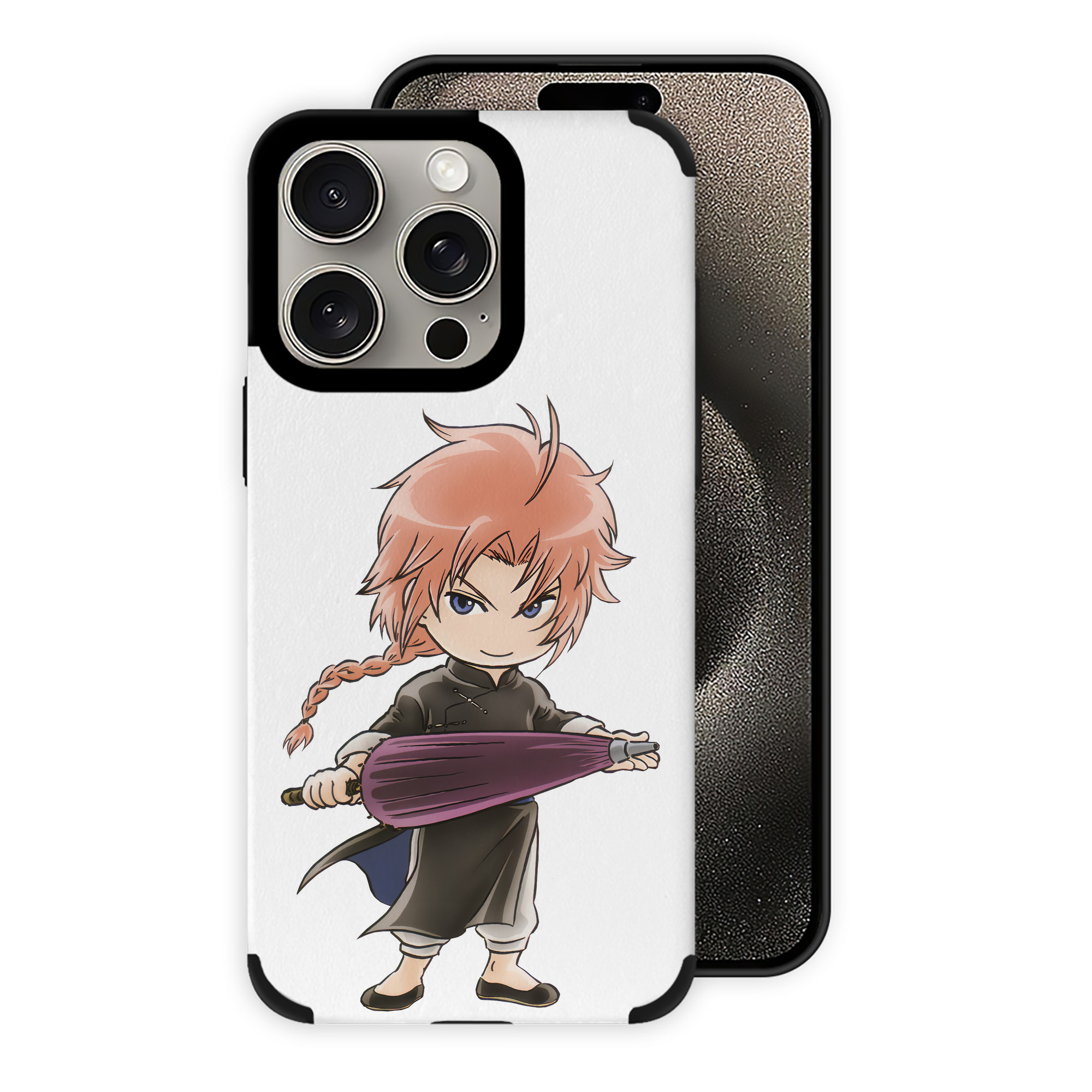 （画像用） ぎんたま 坂田銀時（さかたぎんとき） 神楽 志村新八（しむら しんぱち） GINTAMA Sakata Gintoki Kagura Shimura Shinpachi 【iPhone15ProMax対応】 PUレザー スマホケース 耐衝撃＆黄変防止