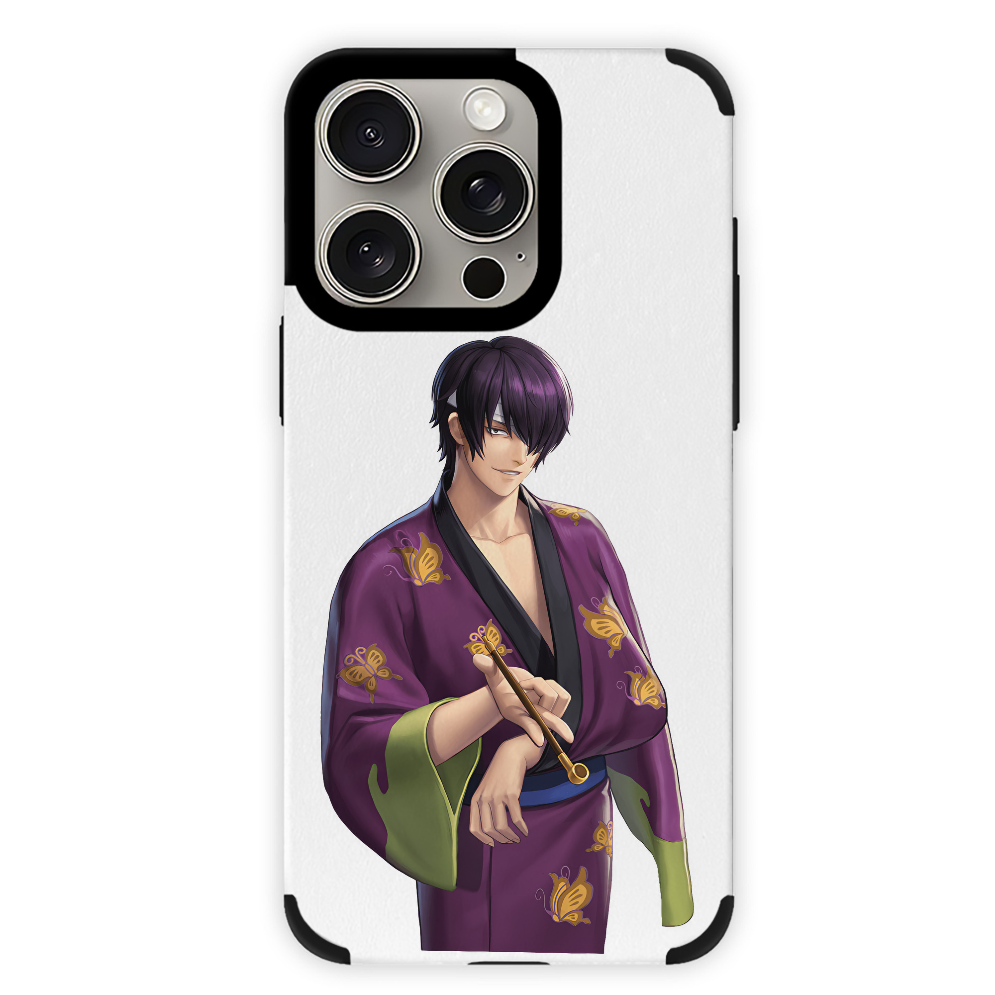 （画像用） ぎんたま 坂田銀時（さかたぎんとき） 神楽 志村新八（しむら しんぱち） GINTAMA Sakata Gintoki Kagura Shimura Shinpachi 【iPhone15ProMax対応】 PUレザー スマホケース 耐衝撃＆黄変防止