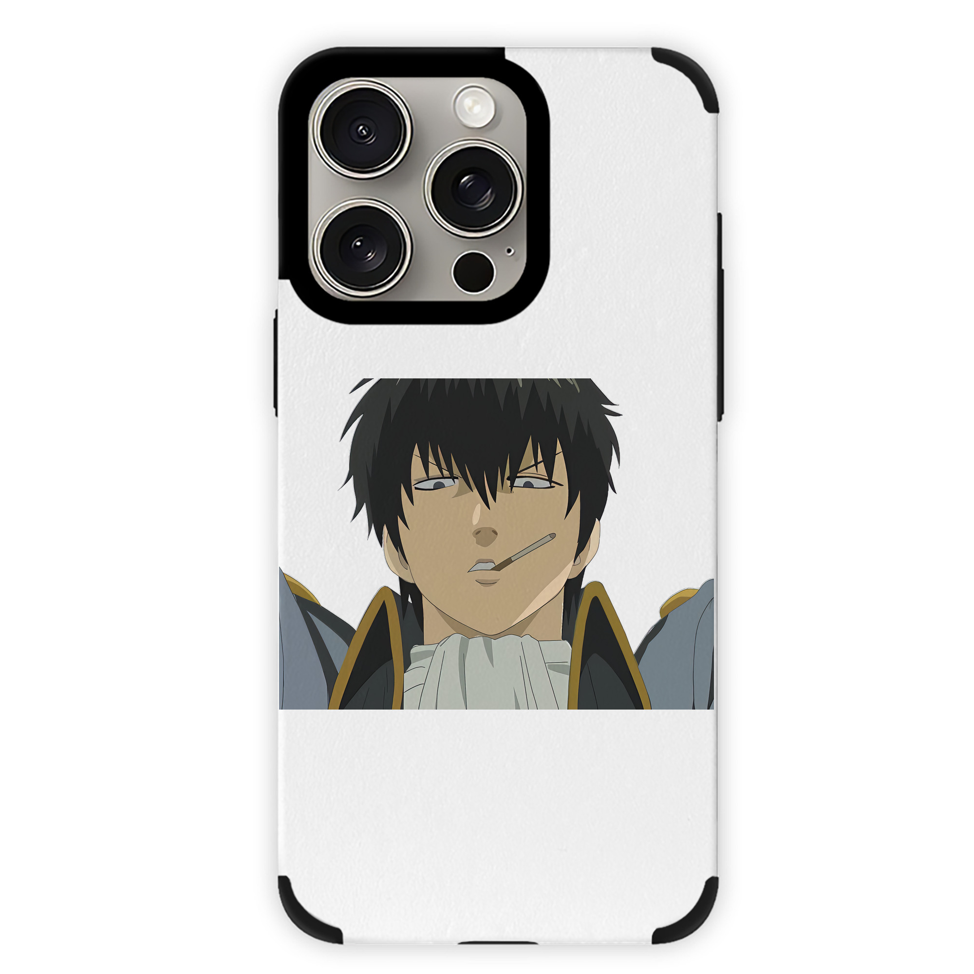 （画像用） ぎんたま 坂田銀時（さかたぎんとき） 神楽 志村新八（しむら しんぱち） GINTAMA Sakata Gintoki Kagura Shimura Shinpachi 【iPhone15ProMax対応】 PUレザー スマホケース 耐衝撃＆黄変防止