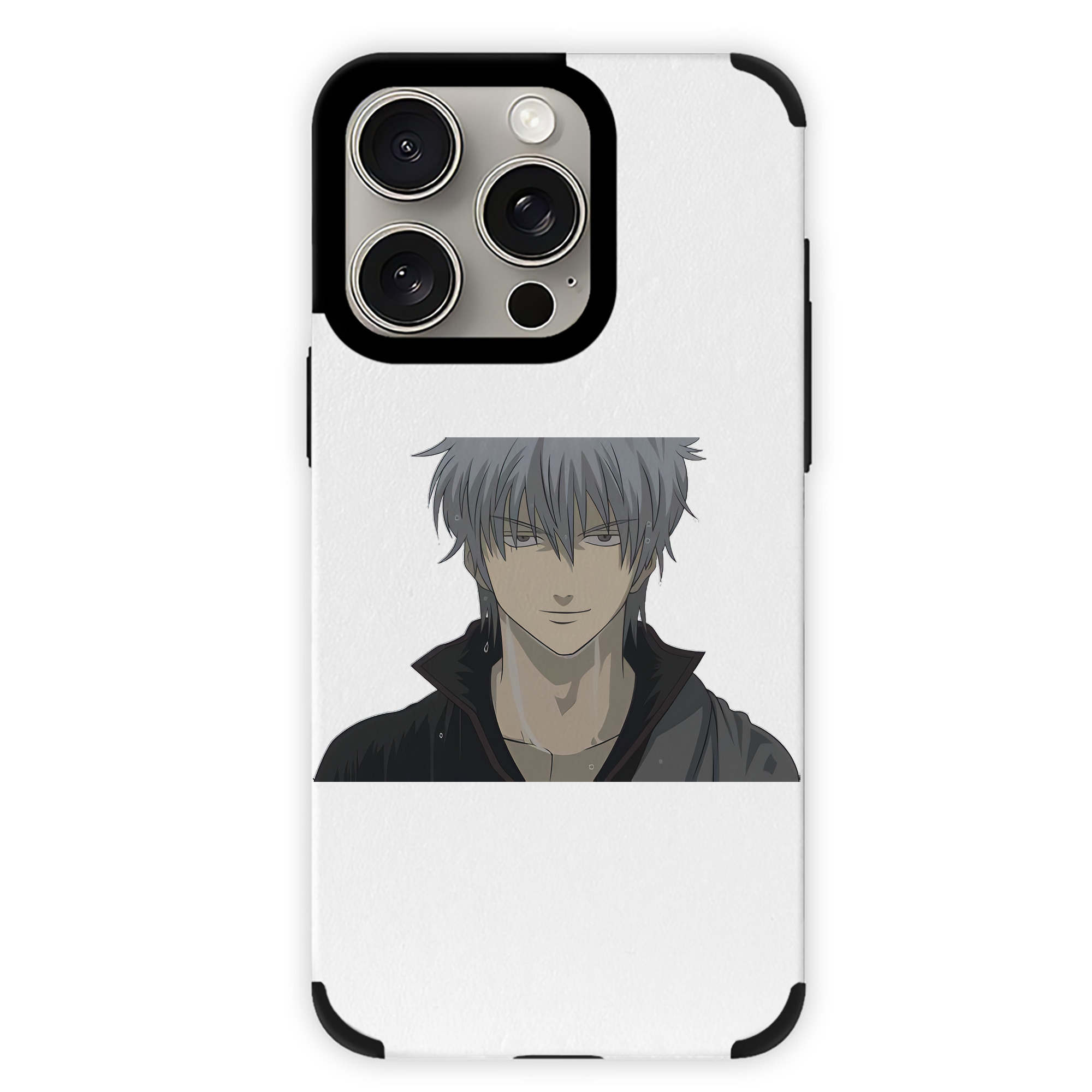（画像用） ぎんたま 坂田銀時（さかたぎんとき） 神楽 志村新八（しむら しんぱち） GINTAMA Sakata Gintoki Kagura Shimura Shinpachi 【iPhone15ProMax対応】 PUレザー スマホケース 耐衝撃＆黄変防止