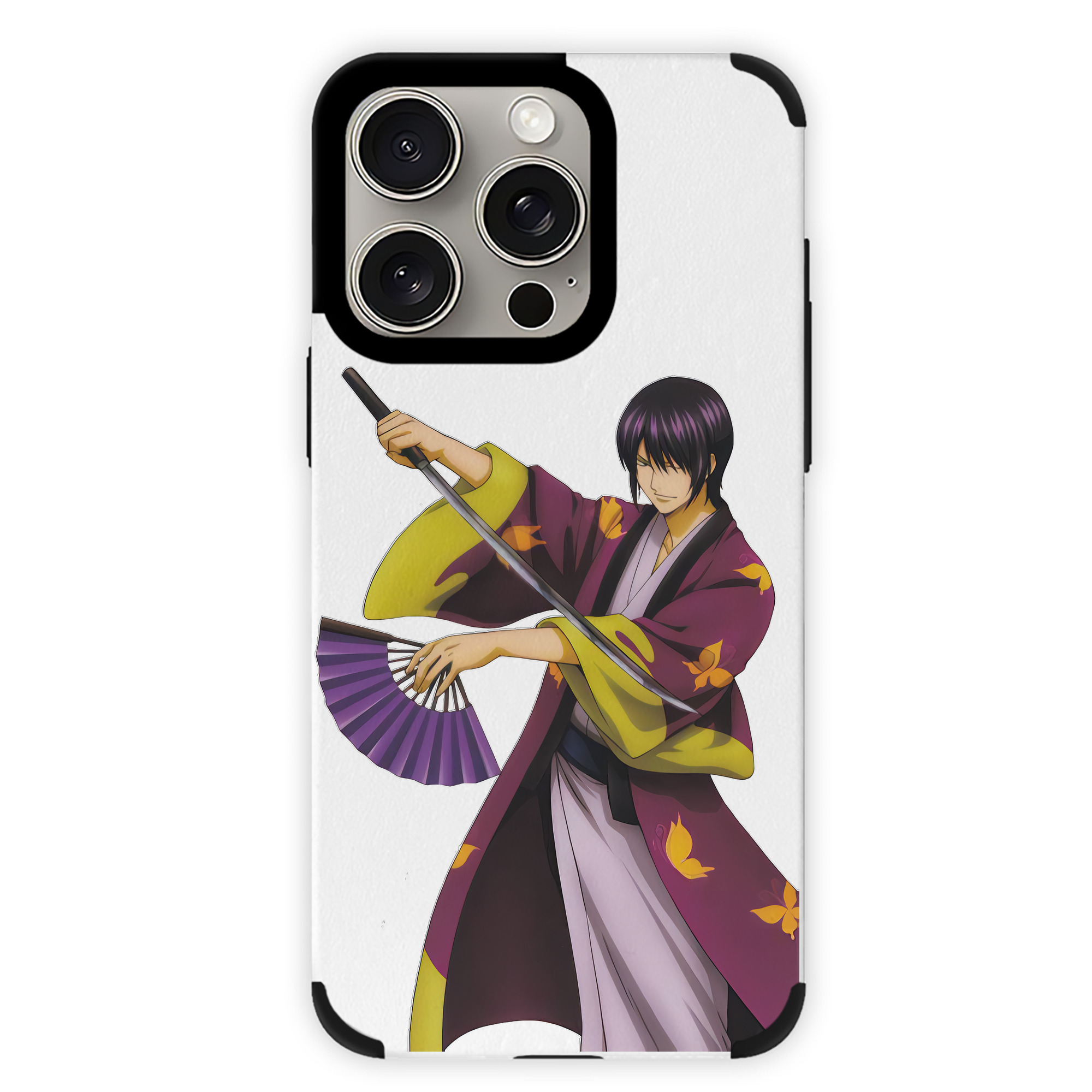 （画像用） ぎんたま 坂田銀時（さかたぎんとき） 神楽 志村新八（しむら しんぱち） GINTAMA Sakata Gintoki Kagura Shimura Shinpachi 【iPhone15ProMax対応】 PUレザー スマホケース 耐衝撃＆黄変防止