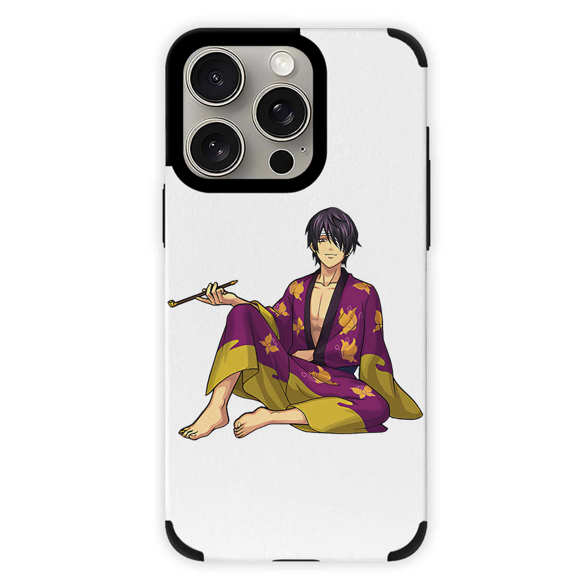 （画像用） ぎんたま 坂田銀時（さかたぎんとき） 神楽 志村新八（しむら しんぱち） GINTAMA Sakata Gintoki Kagura Shimura Shinpachi 【iPhone15ProMax対応】 PUレザー スマホケース 耐衝撃＆黄変防止