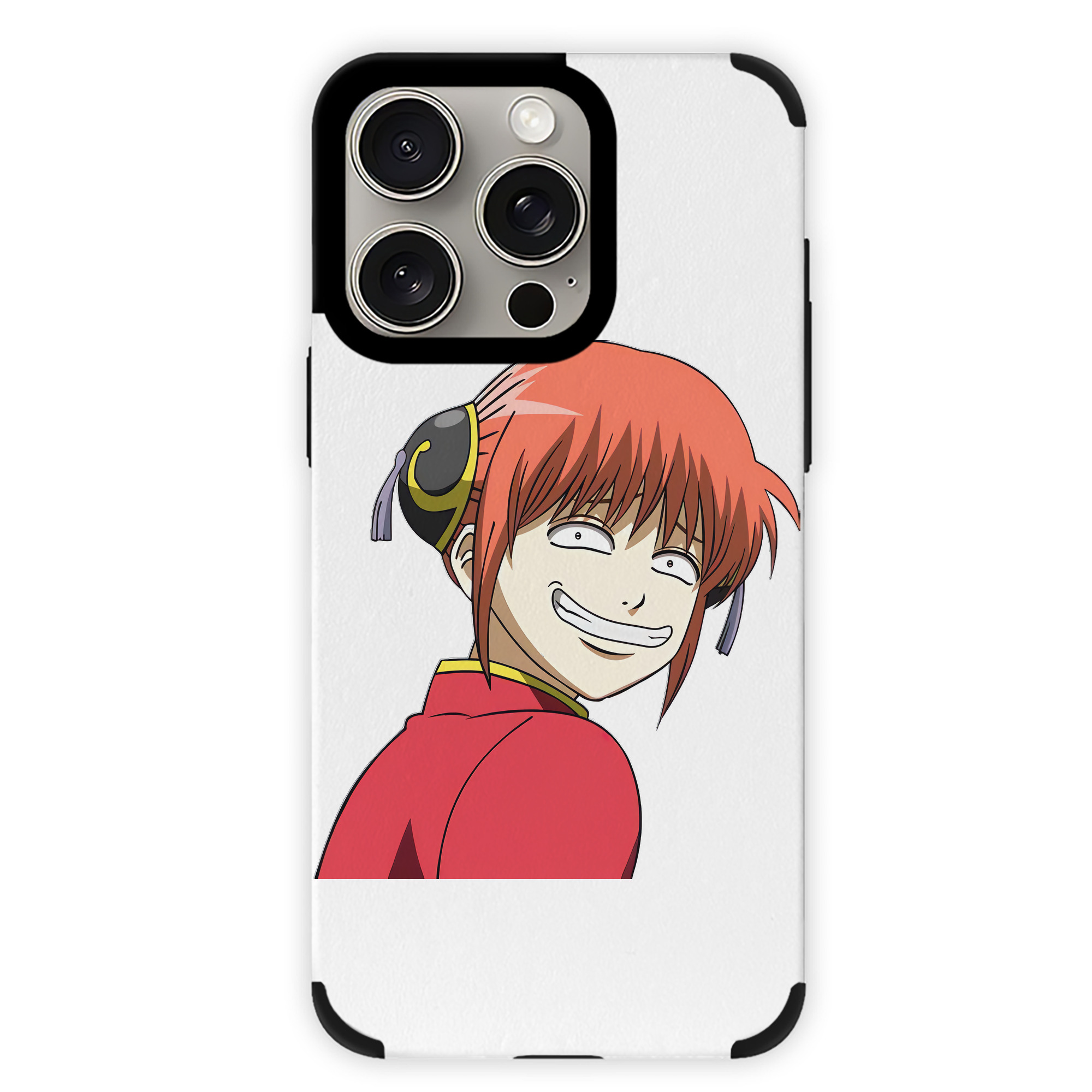 （画像用） ぎんたま 坂田銀時（さかたぎんとき） 神楽 志村新八（しむら しんぱち） GINTAMA Sakata Gintoki Kagura Shimura Shinpachi 【iPhone15ProMax対応】 PUレザー スマホケース 耐衝撃＆黄変防止