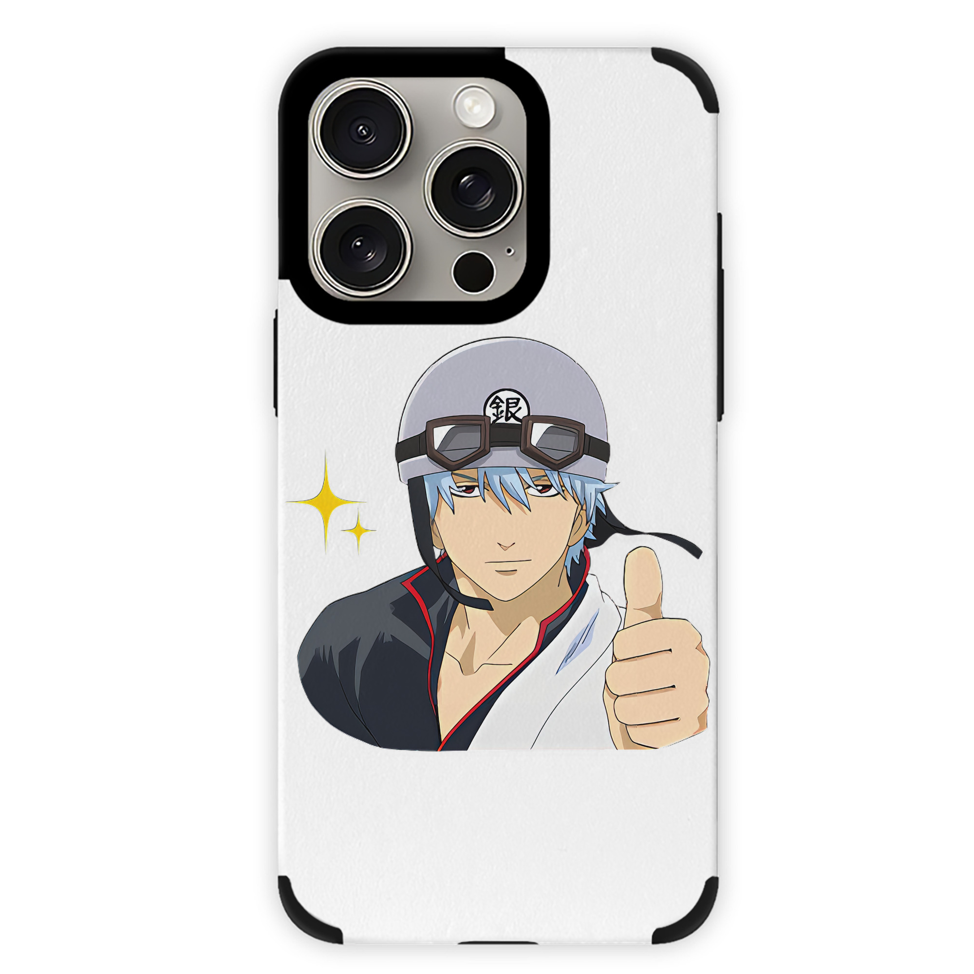 （画像用） ぎんたま 坂田銀時（さかたぎんとき） 神楽 志村新八（しむら しんぱち） GINTAMA Sakata Gintoki Kagura Shimura Shinpachi 【iPhone15ProMax対応】 PUレザー スマホケース 耐衝撃＆黄変防止