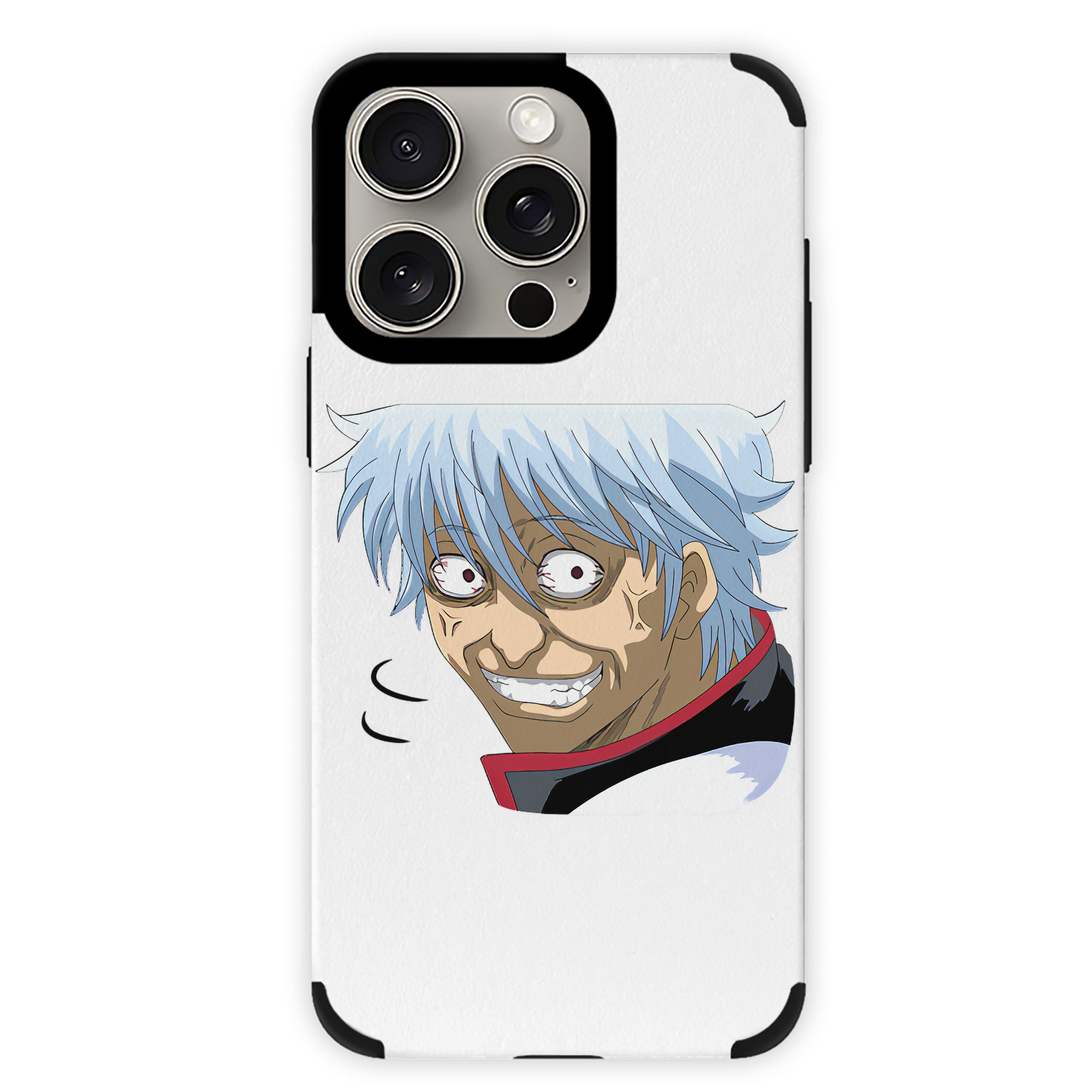 （画像用） ぎんたま 坂田銀時（さかたぎんとき） 神楽 志村新八（しむら しんぱち） GINTAMA Sakata Gintoki Kagura Shimura Shinpachi 【iPhone15ProMax対応】 PUレザー スマホケース 耐衝撃＆黄変防止