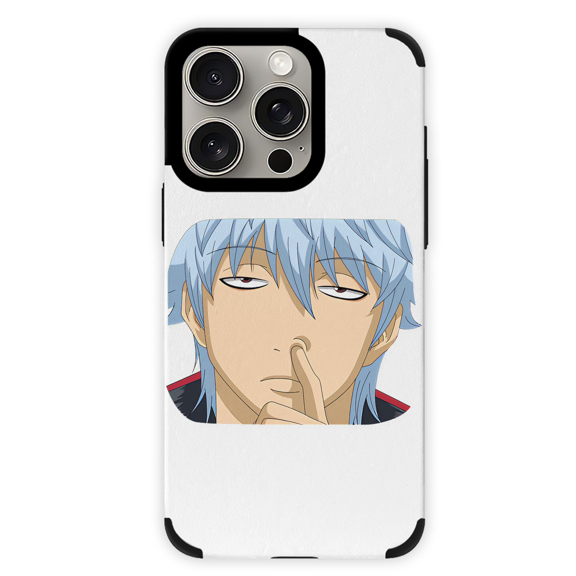 （画像用） ぎんたま 坂田銀時（さかたぎんとき） 神楽 志村新八（しむら しんぱち） GINTAMA Sakata Gintoki Kagura Shimura Shinpachi 【iPhone15ProMax対応】 PUレザー スマホケース 耐衝撃＆黄変防止