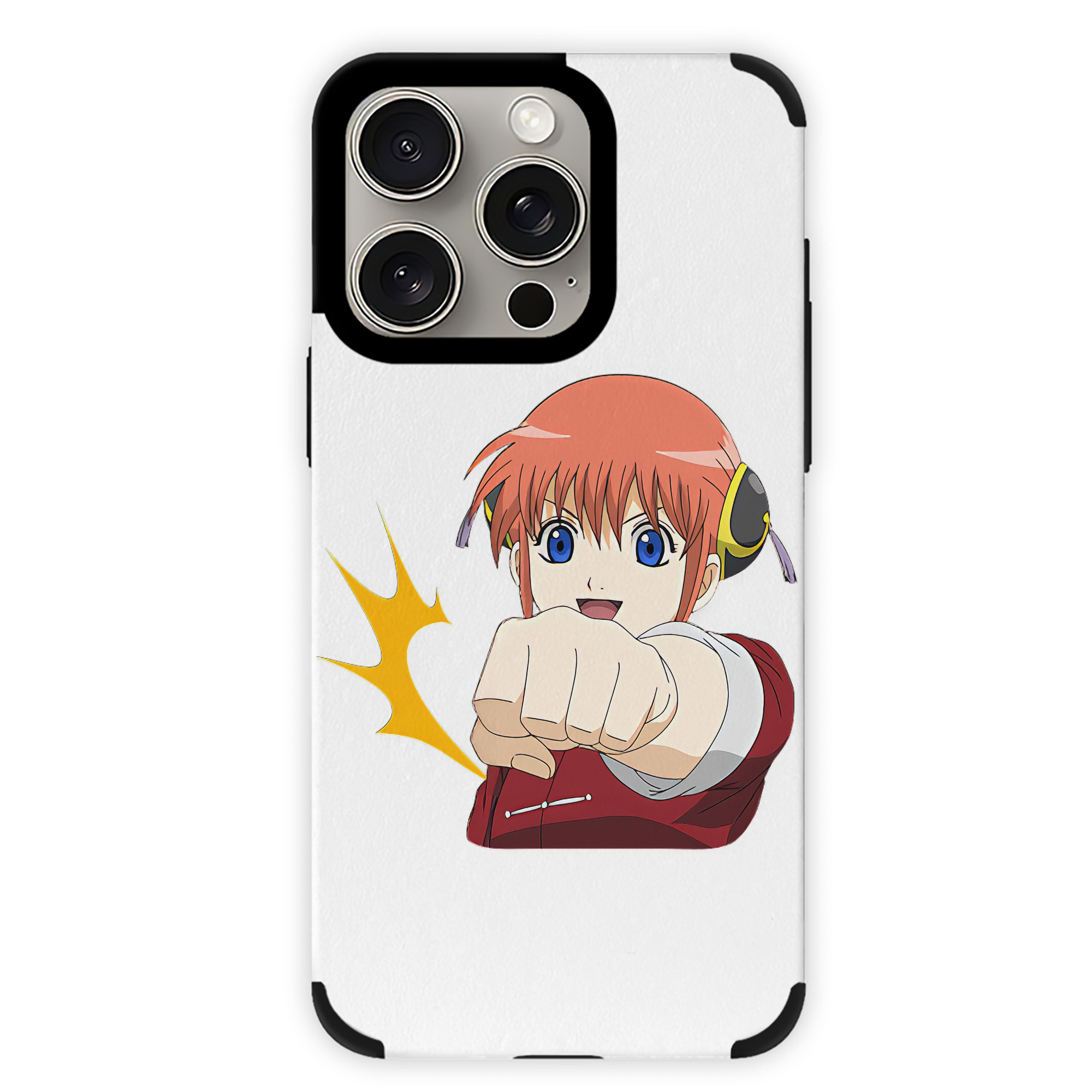 （画像用） ぎんたま 坂田銀時（さかたぎんとき） 神楽 志村新八（しむら しんぱち） GINTAMA Sakata Gintoki Kagura Shimura Shinpachi 【iPhone15ProMax対応】 PUレザー スマホケース 耐衝撃＆黄変防止