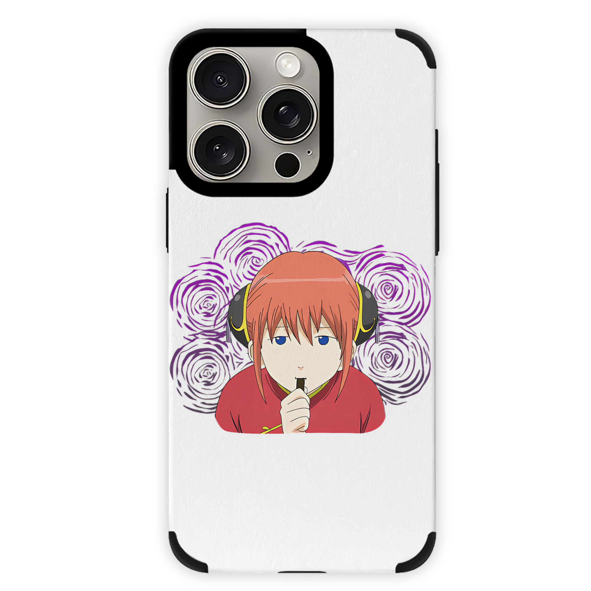 （画像用） ぎんたま 坂田銀時（さかたぎんとき） 神楽 志村新八（しむら しんぱち） GINTAMA Sakata Gintoki Kagura Shimura Shinpachi 【iPhone15ProMax対応】 PUレザー スマホケース 耐衝撃＆黄変防止