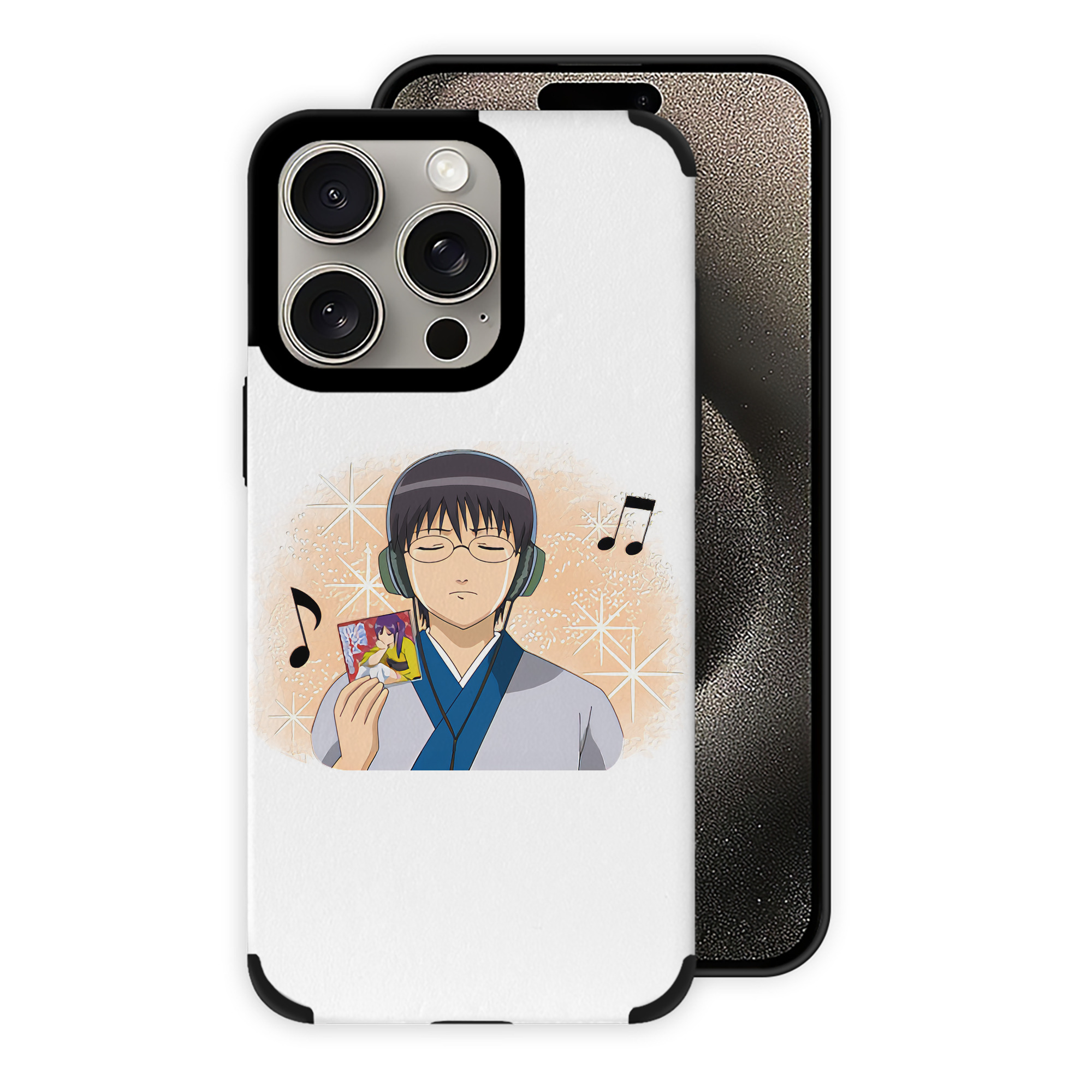 （画像用） ぎんたま 坂田銀時（さかたぎんとき） 神楽 志村新八（しむら しんぱち） GINTAMA Sakata Gintoki Kagura Shimura Shinpachi 【iPhone15ProMax対応】 PUレザー スマホケース 耐衝撃＆黄変防止