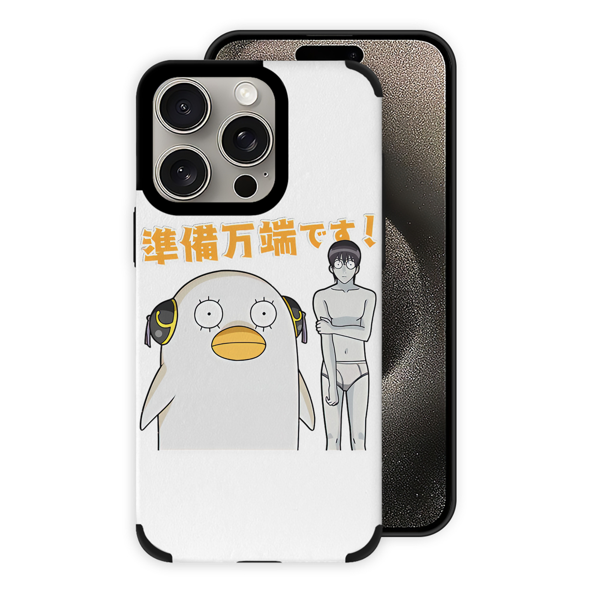 （画像用） ぎんたま 坂田銀時（さかたぎんとき） 神楽 志村新八（しむら しんぱち） GINTAMA Sakata Gintoki Kagura Shimura Shinpachi 【iPhone15ProMax対応】 PUレザー スマホケース 耐衝撃＆黄変防止