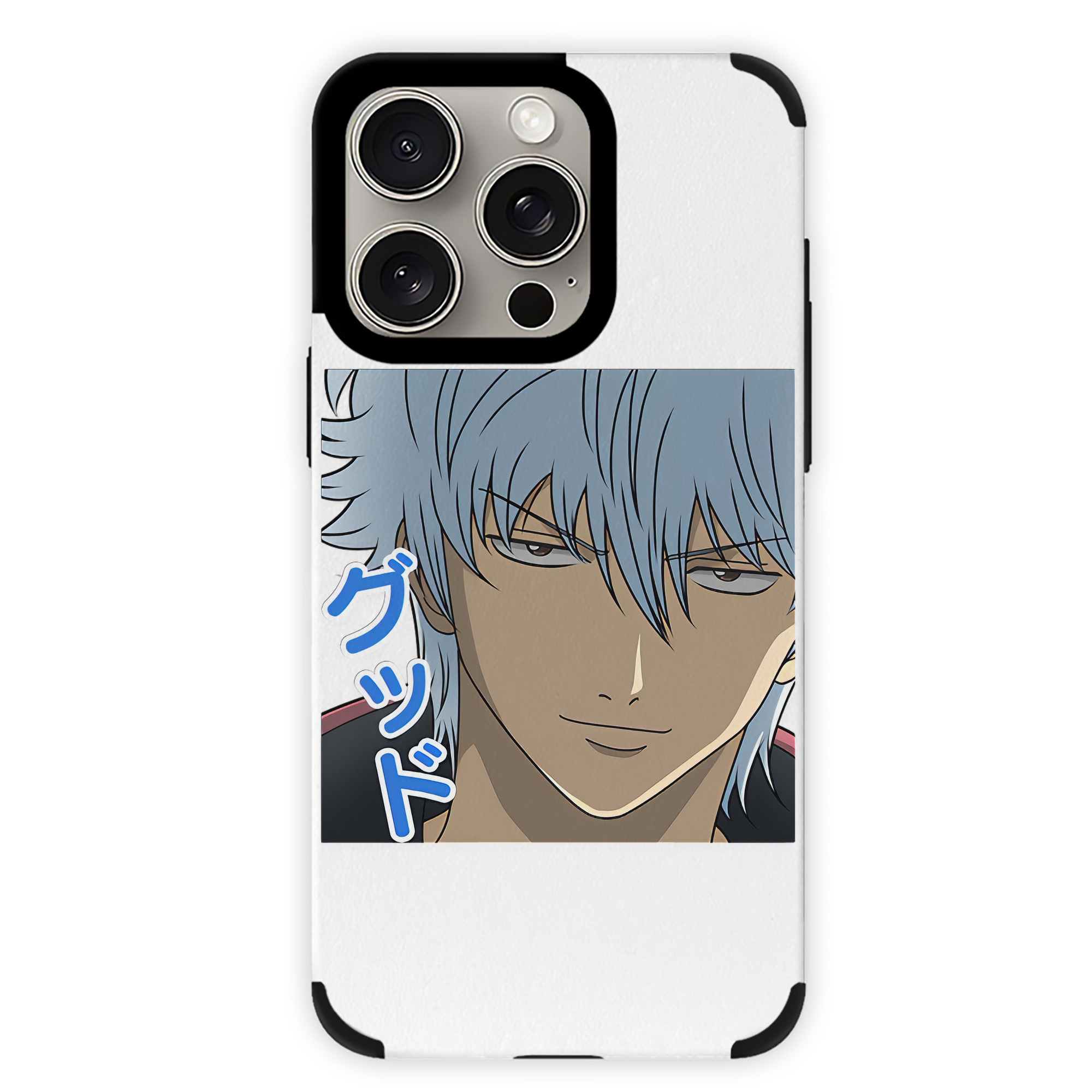 （画像用） ぎんたま 坂田銀時（さかたぎんとき） 神楽 志村新八（しむら しんぱち） GINTAMA Sakata Gintoki Kagura Shimura Shinpachi 【iPhone15ProMax対応】 PUレザー スマホケース 耐衝撃＆黄変防止