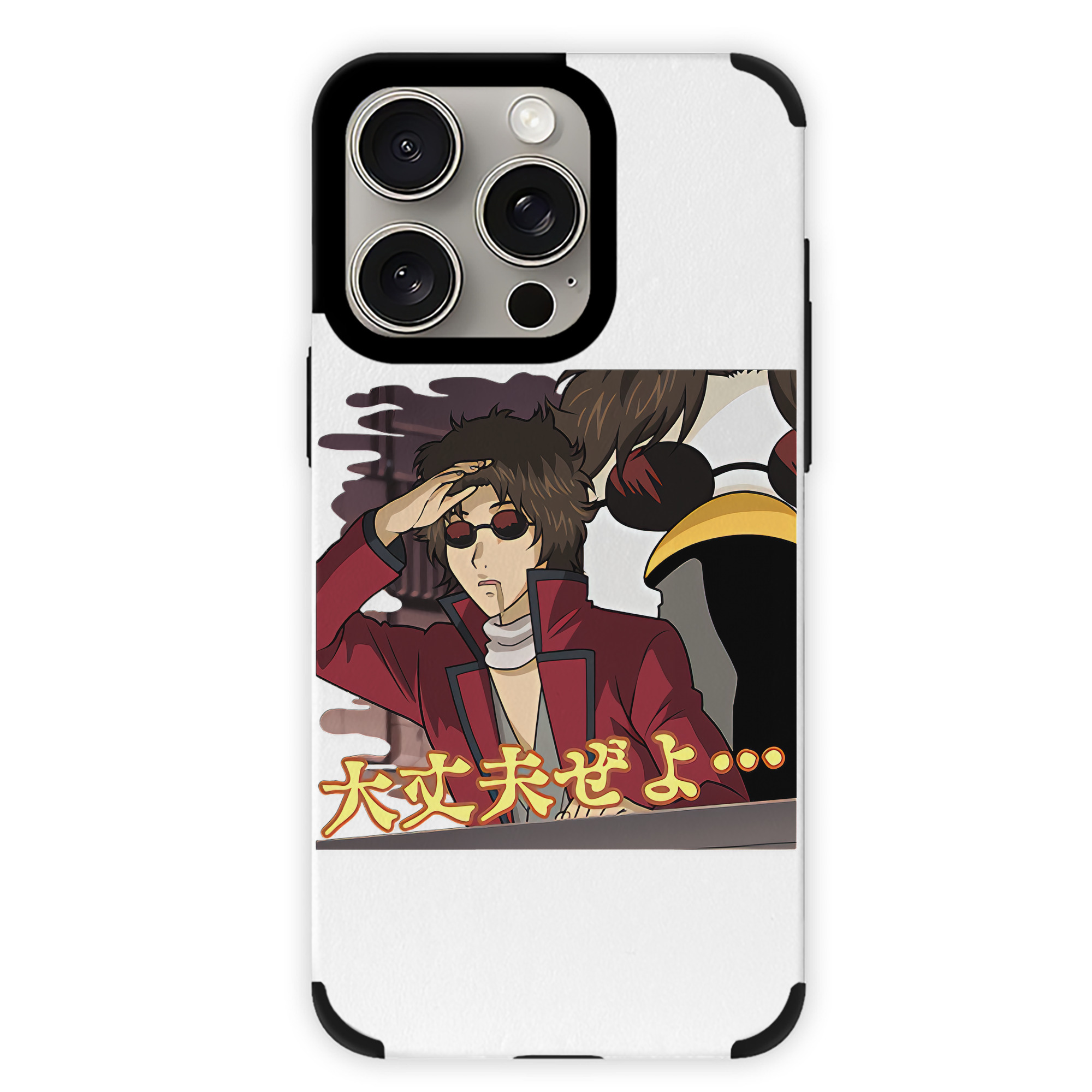 （画像用） ぎんたま 坂田銀時（さかたぎんとき） 神楽 志村新八（しむら しんぱち） GINTAMA Sakata Gintoki Kagura Shimura Shinpachi 【iPhone15ProMax対応】 PUレザー スマホケース 耐衝撃＆黄変防止