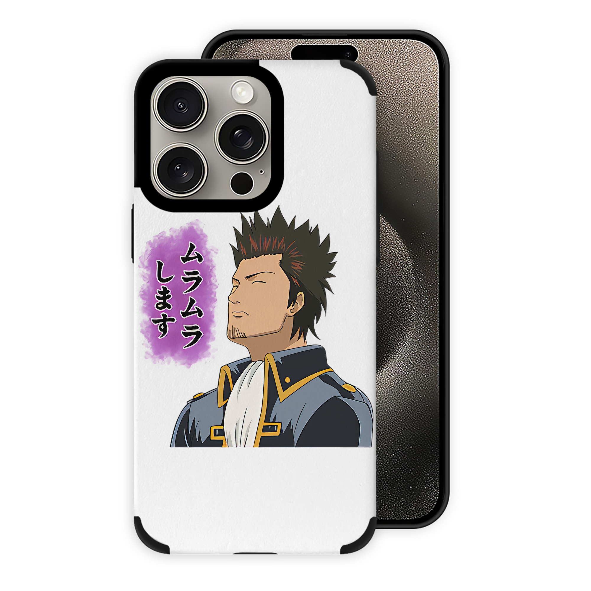 （画像用） ぎんたま 坂田銀時（さかたぎんとき） 神楽 志村新八（しむら しんぱち） GINTAMA Sakata Gintoki Kagura Shimura Shinpachi 【iPhone15ProMax対応】 PUレザー スマホケース 耐衝撃＆黄変防止