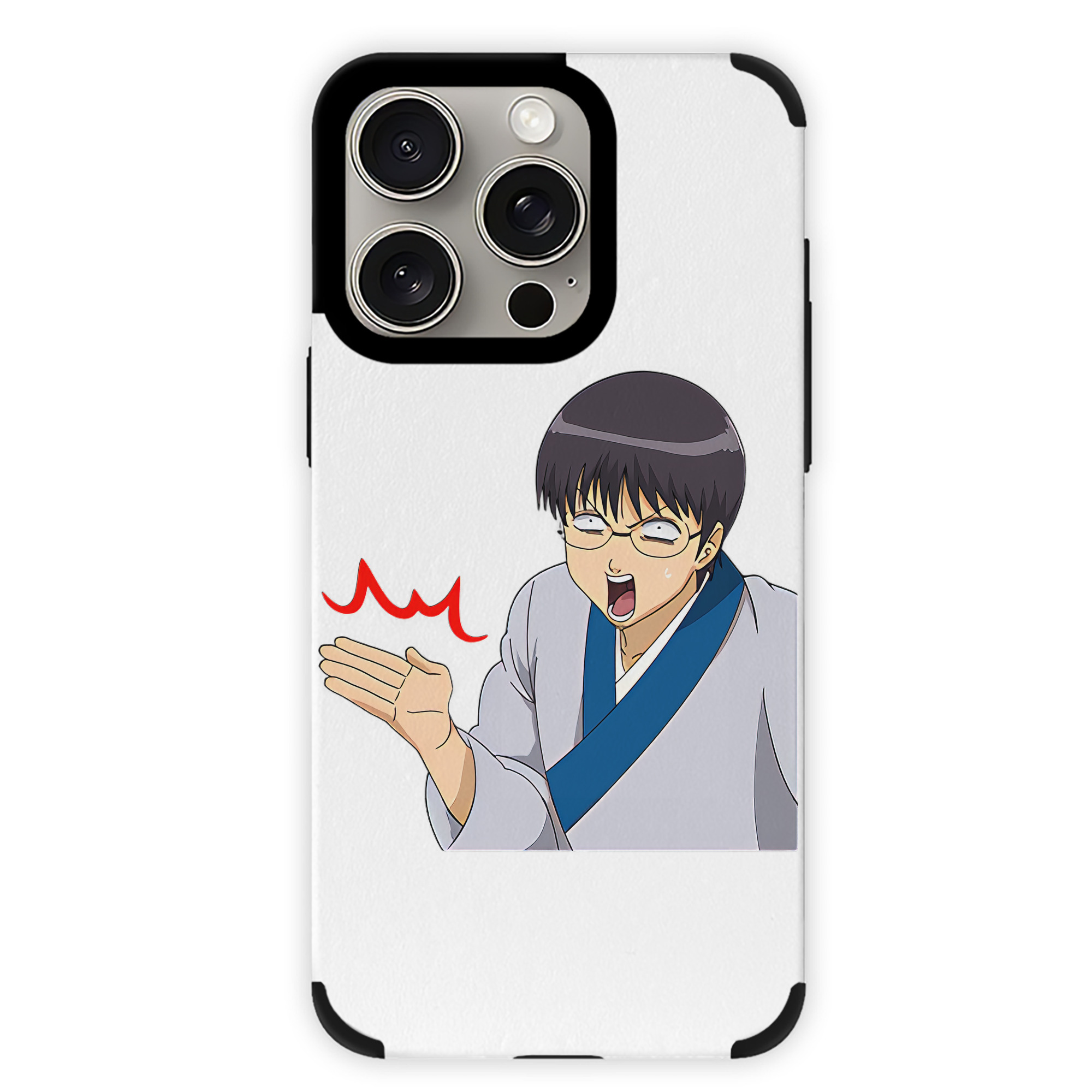 （画像用） ぎんたま 坂田銀時（さかたぎんとき） 神楽 志村新八（しむら しんぱち） GINTAMA Sakata Gintoki Kagura Shimura Shinpachi 【iPhone15ProMax対応】 PUレザー スマホケース 耐衝撃＆黄変防止