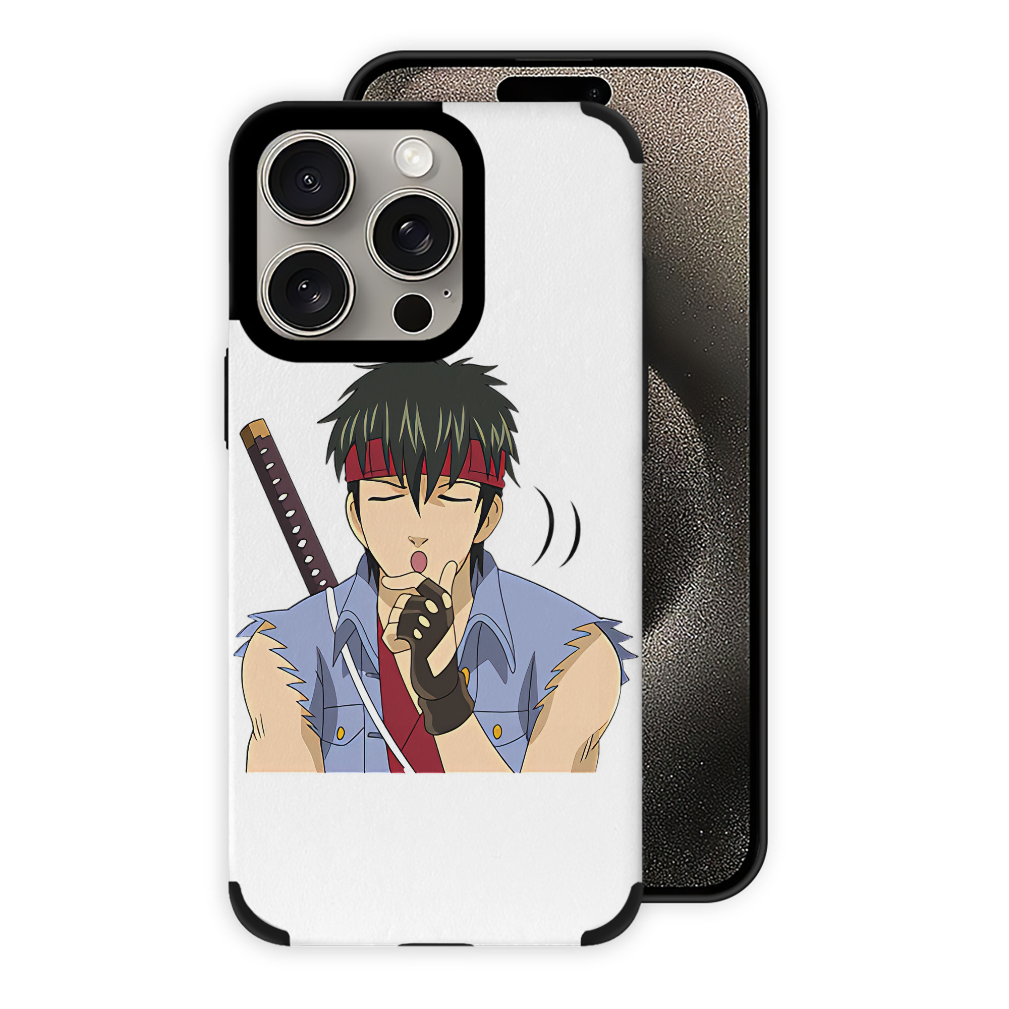 （画像用） ぎんたま 坂田銀時（さかたぎんとき） 神楽 志村新八（しむら しんぱち） GINTAMA Sakata Gintoki Kagura Shimura Shinpachi 【iPhone15ProMax対応】 PUレザー スマホケース 耐衝撃＆黄変防止
