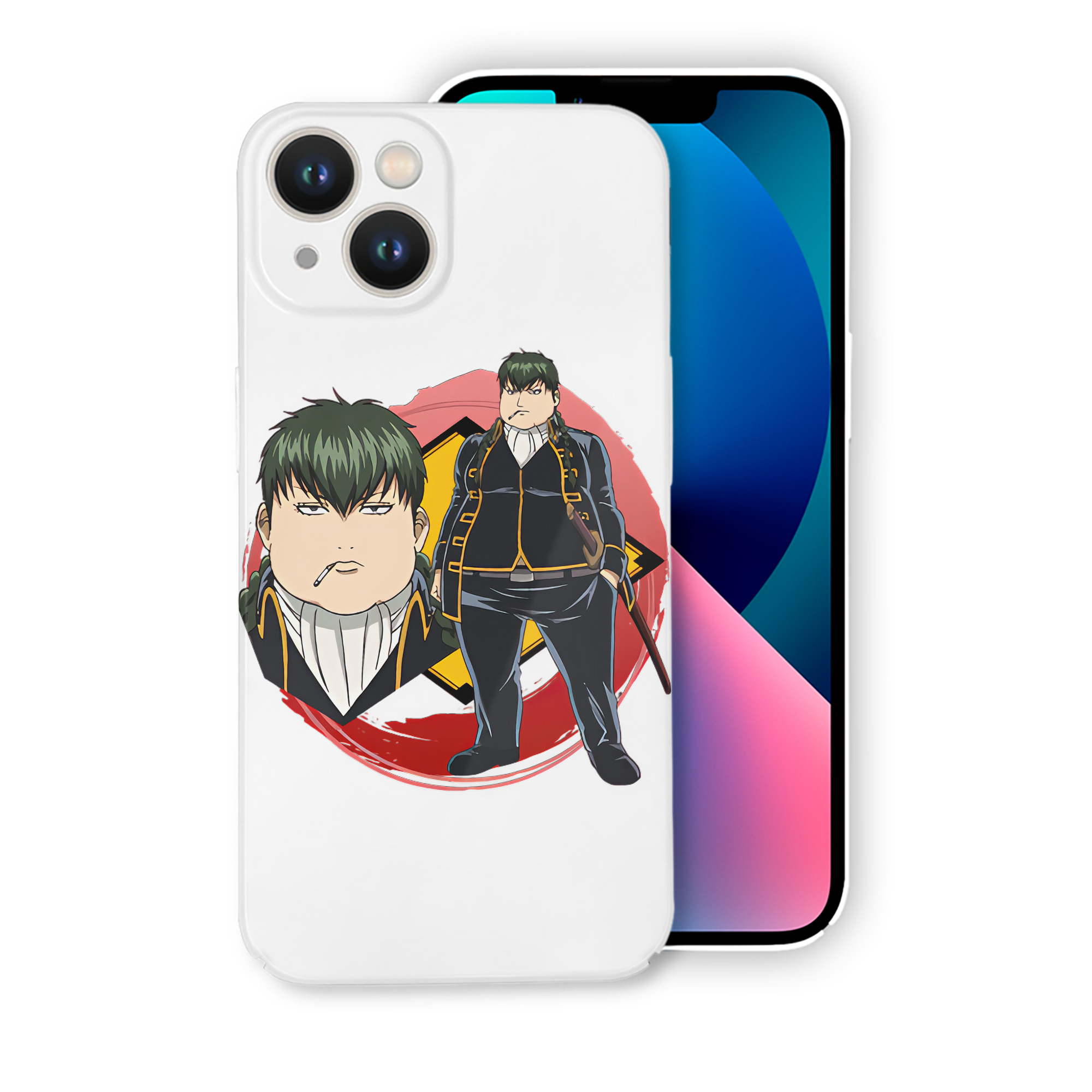 （画像用） ぎんたま 坂田銀時（さかたぎんとき） 神楽 志村新八（しむら しんぱち） GINTAMA Sakata Gintoki Kagura Shimura Shinpachi 【iPhone 14シリーズ対応】ハードケース