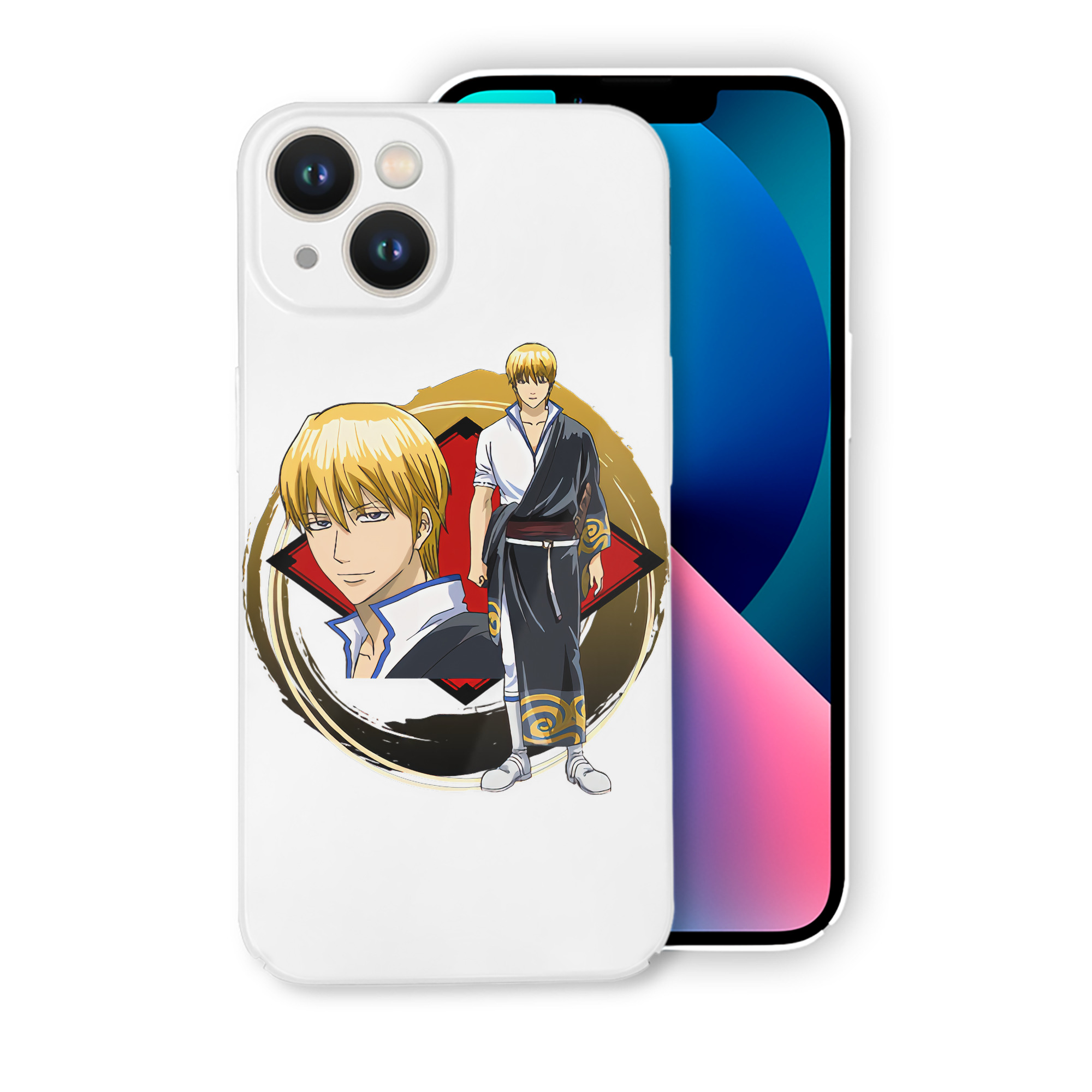 （画像用） ぎんたま 坂田銀時（さかたぎんとき） 神楽 志村新八（しむら しんぱち） GINTAMA Sakata Gintoki Kagura Shimura Shinpachi 【iPhone 14シリーズ対応】ハードケース