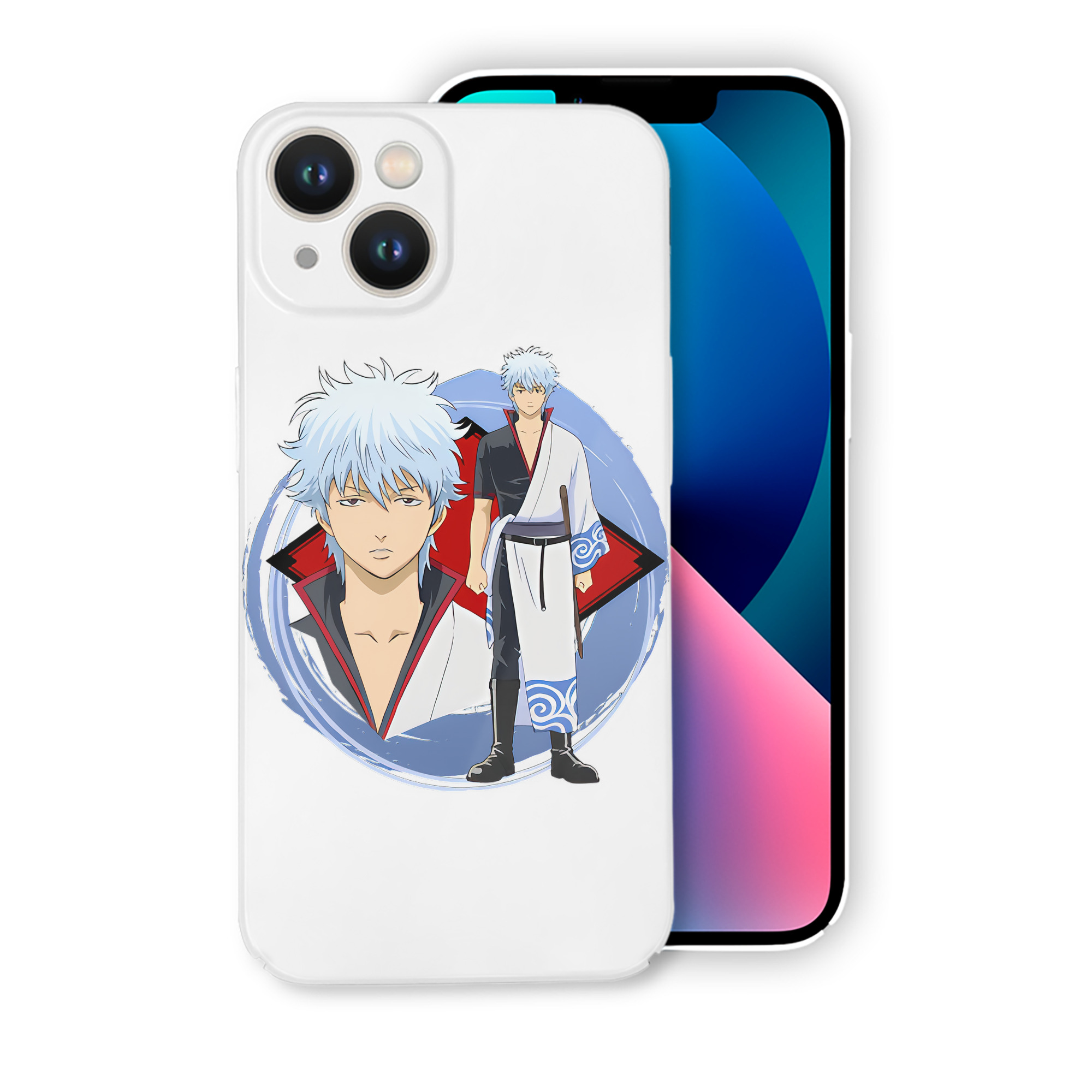 （画像用） ぎんたま 坂田銀時（さかたぎんとき） 神楽 志村新八（しむら しんぱち） GINTAMA Sakata Gintoki Kagura Shimura Shinpachi 【iPhone 14シリーズ対応】ハードケース