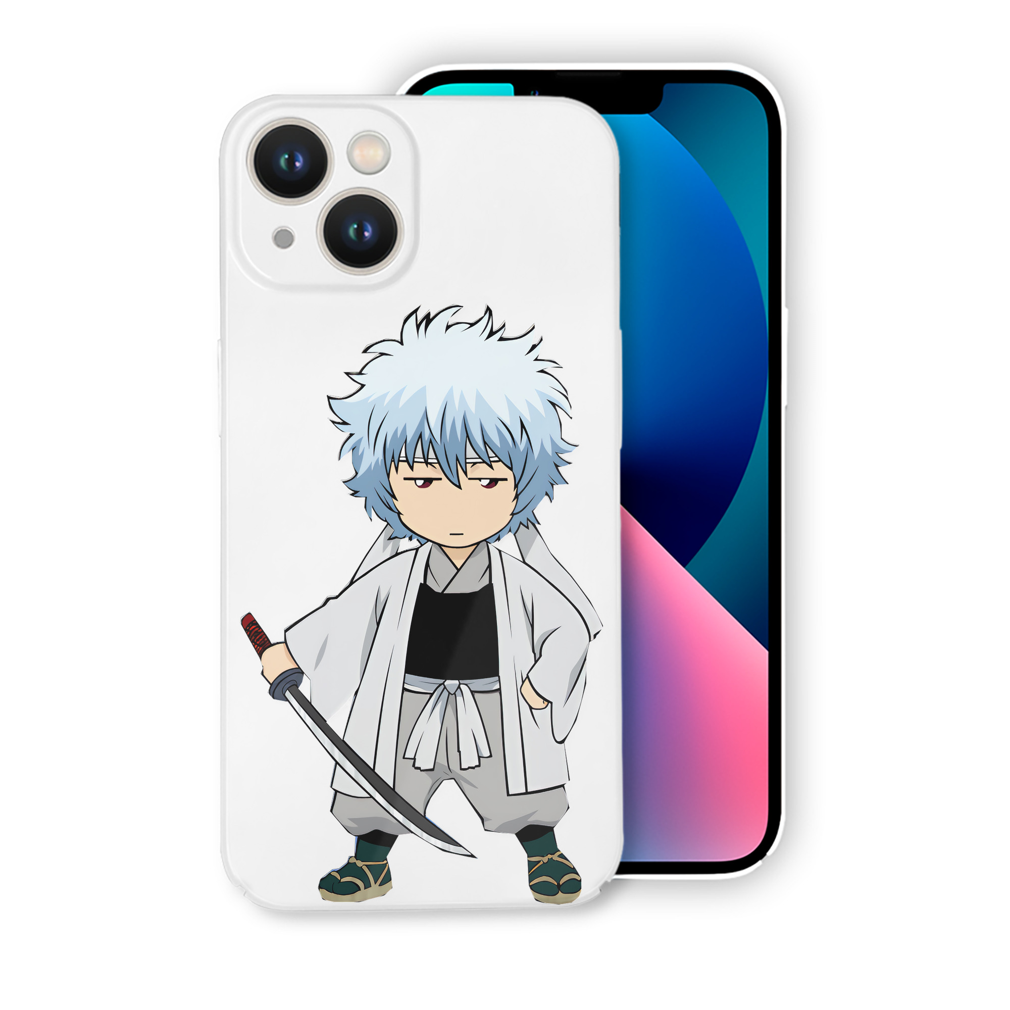 （画像用） ぎんたま 坂田銀時（さかたぎんとき） 神楽 志村新八（しむら しんぱち） GINTAMA Sakata Gintoki Kagura Shimura Shinpachi 【iPhone 14シリーズ対応】ハードケース