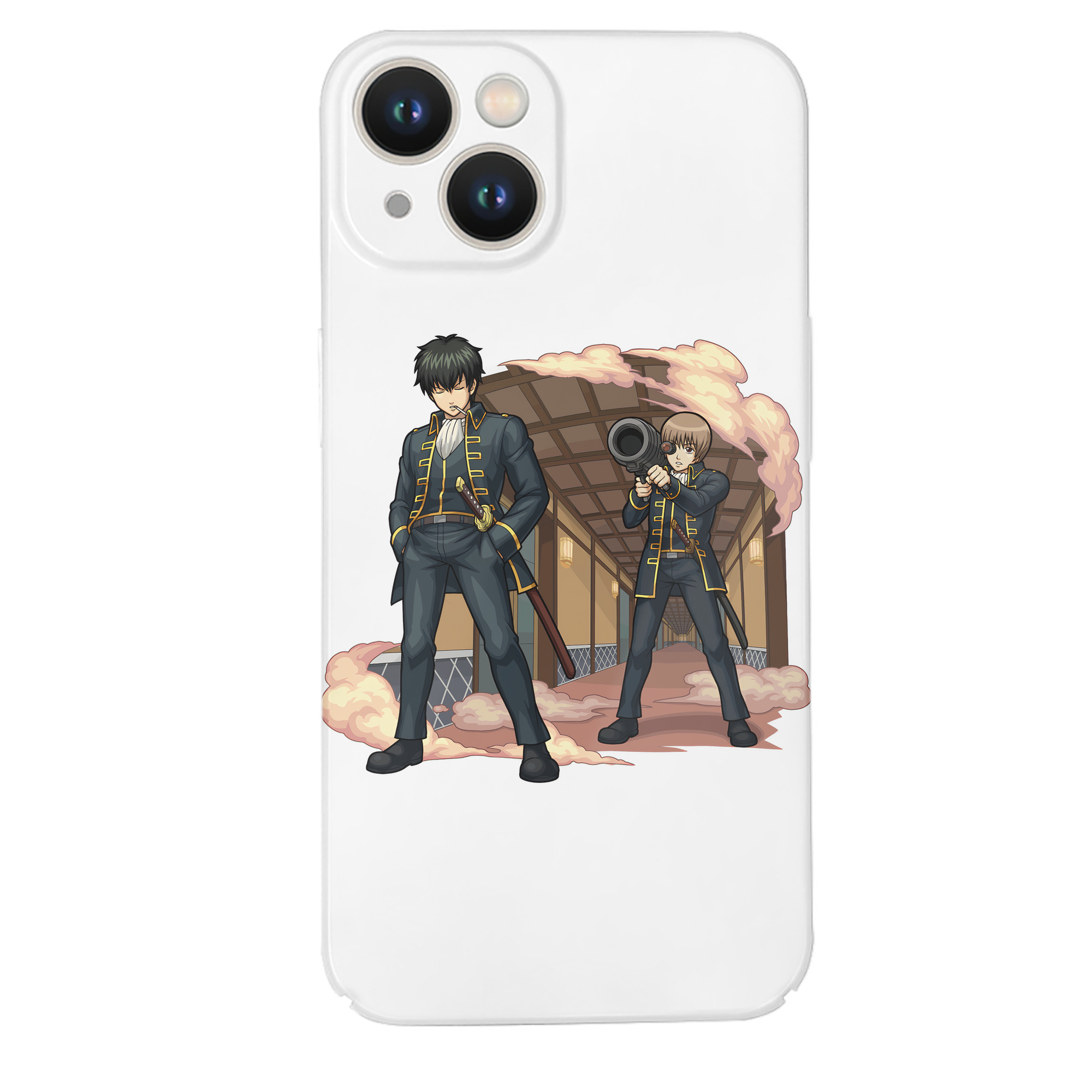 （画像用） ぎんたま 坂田銀時（さかたぎんとき） 神楽 志村新八（しむら しんぱち） GINTAMA Sakata Gintoki Kagura Shimura Shinpachi 【iPhone 14シリーズ対応】ハードケース