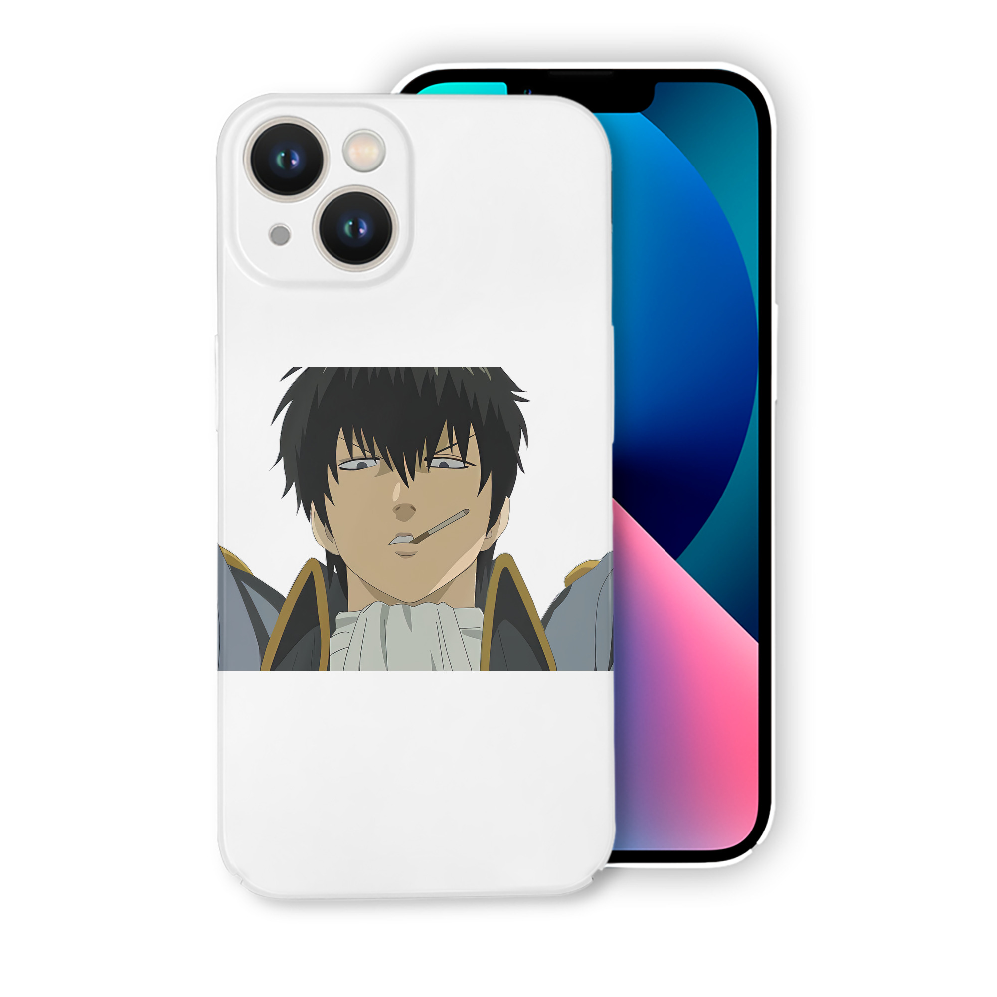 （画像用） ぎんたま 坂田銀時（さかたぎんとき） 神楽 志村新八（しむら しんぱち） GINTAMA Sakata Gintoki Kagura Shimura Shinpachi 【iPhone 14シリーズ対応】ハードケース