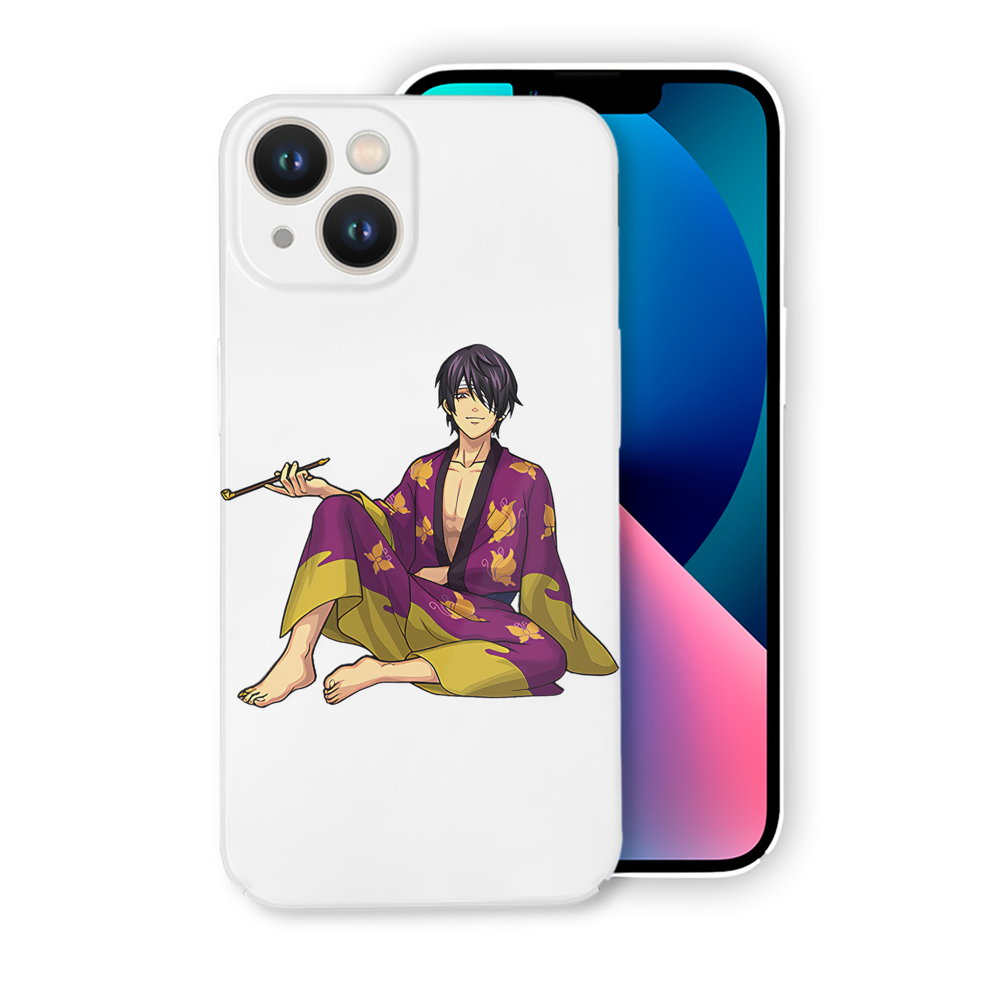 （画像用） ぎんたま 坂田銀時（さかたぎんとき） 神楽 志村新八（しむら しんぱち） GINTAMA Sakata Gintoki Kagura Shimura Shinpachi 【iPhone 14シリーズ対応】ハードケース