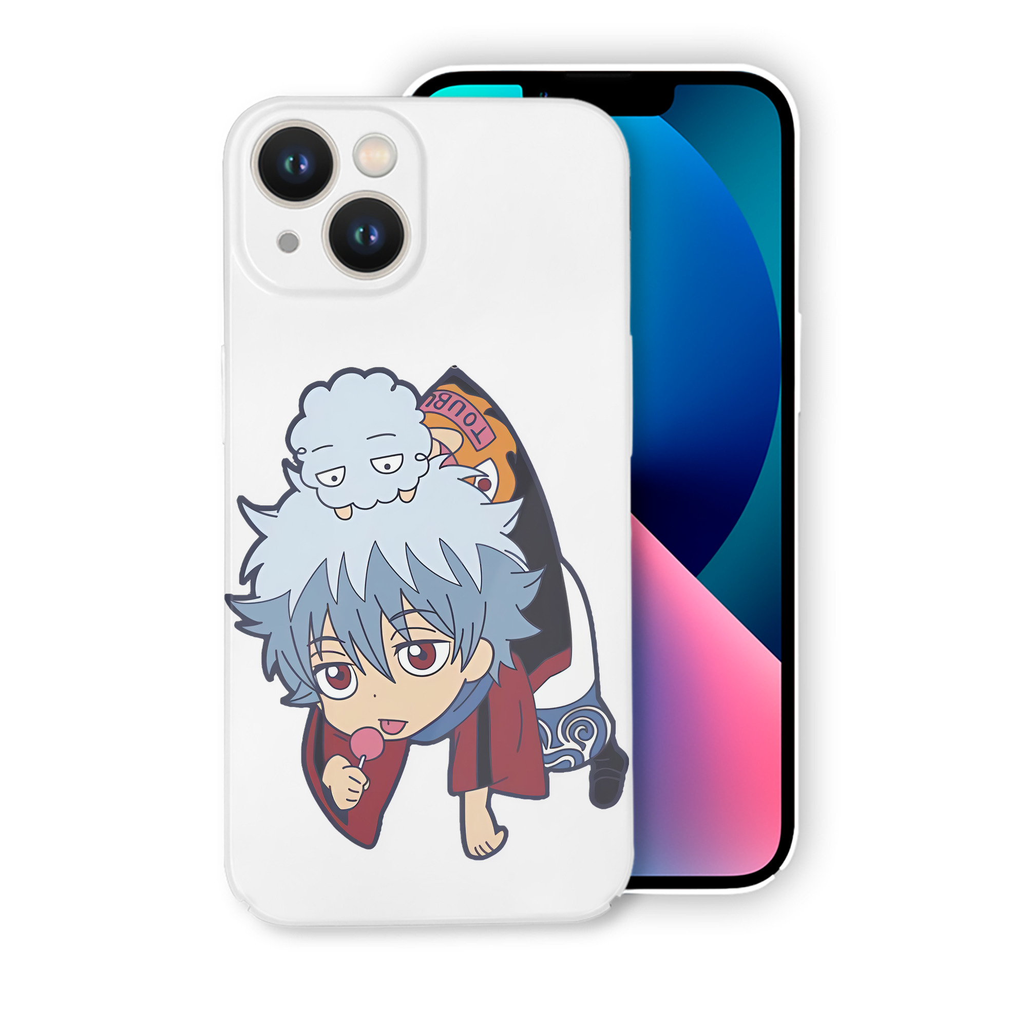 （画像用） ぎんたま 坂田銀時（さかたぎんとき） 神楽 志村新八（しむら しんぱち） GINTAMA Sakata Gintoki Kagura Shimura Shinpachi 【iPhone 14シリーズ対応】ハードケース