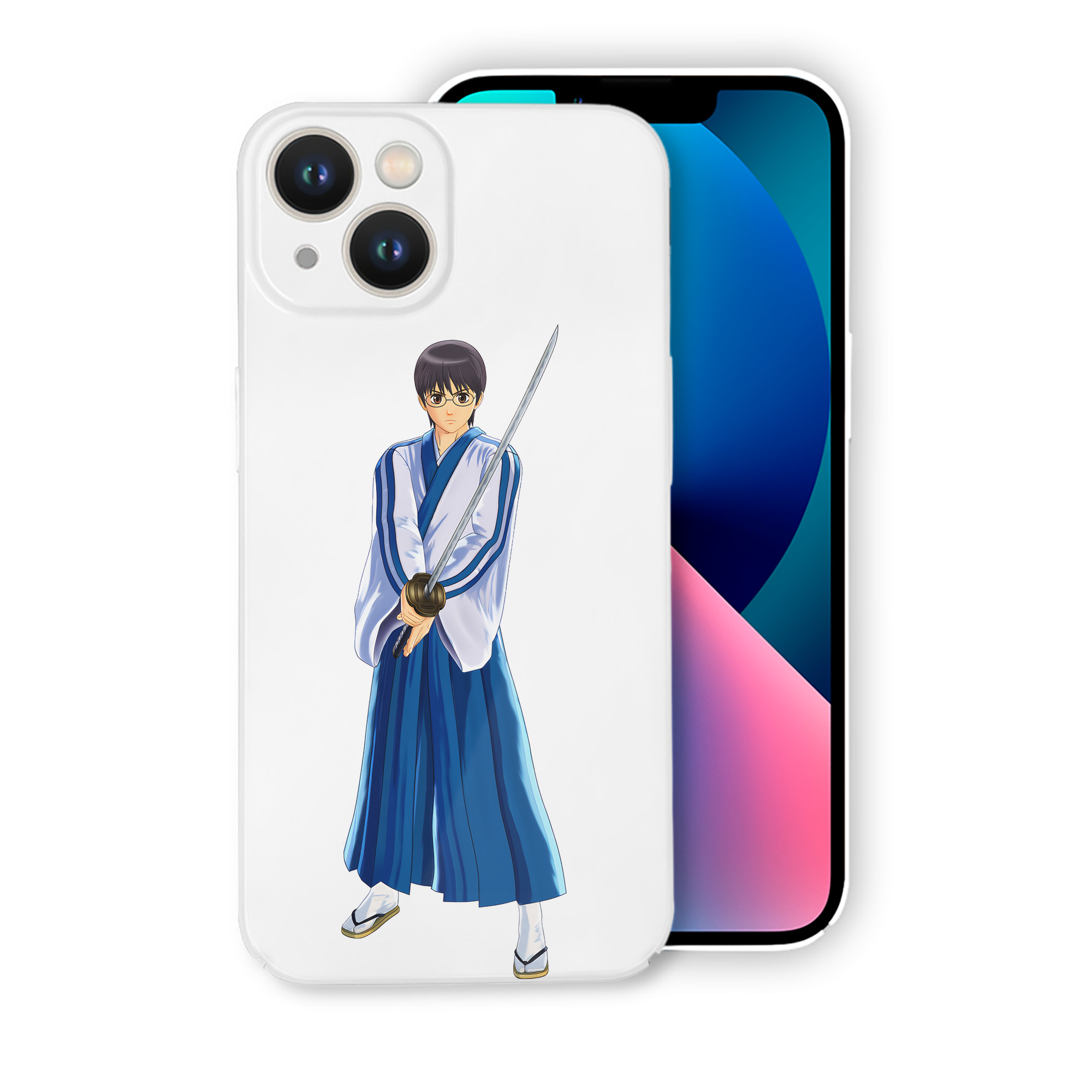 （画像用） ぎんたま 坂田銀時（さかたぎんとき） 神楽 志村新八（しむら しんぱち） GINTAMA Sakata Gintoki Kagura Shimura Shinpachi 【iPhone 14シリーズ対応】ハードケース