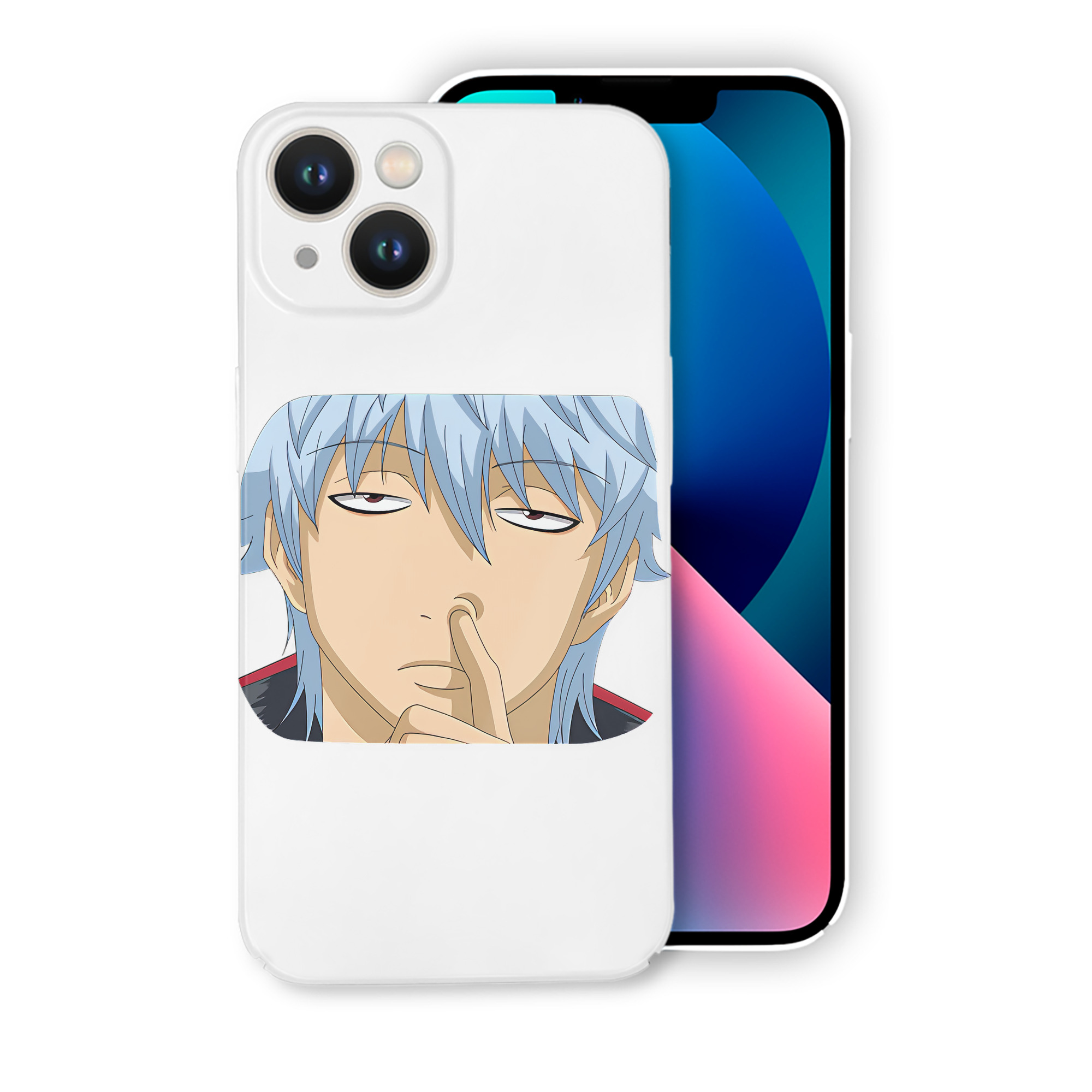 （画像用） ぎんたま 坂田銀時（さかたぎんとき） 神楽 志村新八（しむら しんぱち） GINTAMA Sakata Gintoki Kagura Shimura Shinpachi 【iPhone 14シリーズ対応】ハードケース