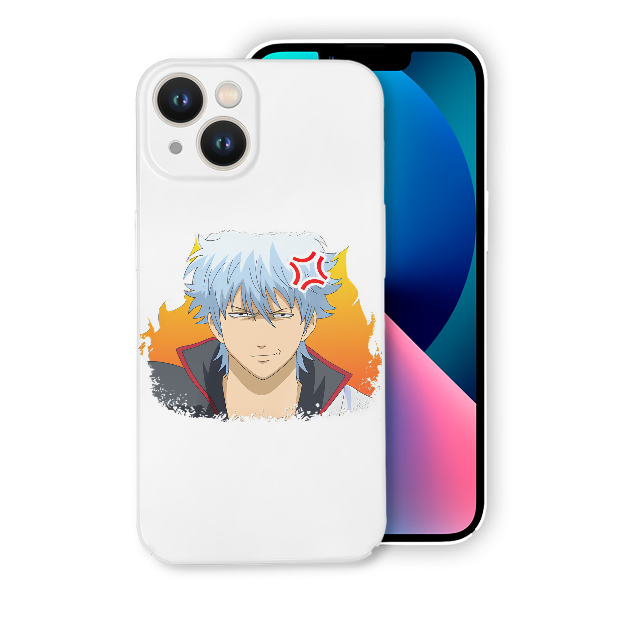 （画像用） ぎんたま 坂田銀時（さかたぎんとき） 神楽 志村新八（しむら しんぱち） GINTAMA Sakata Gintoki Kagura Shimura Shinpachi 【iPhone 14シリーズ対応】ハードケース