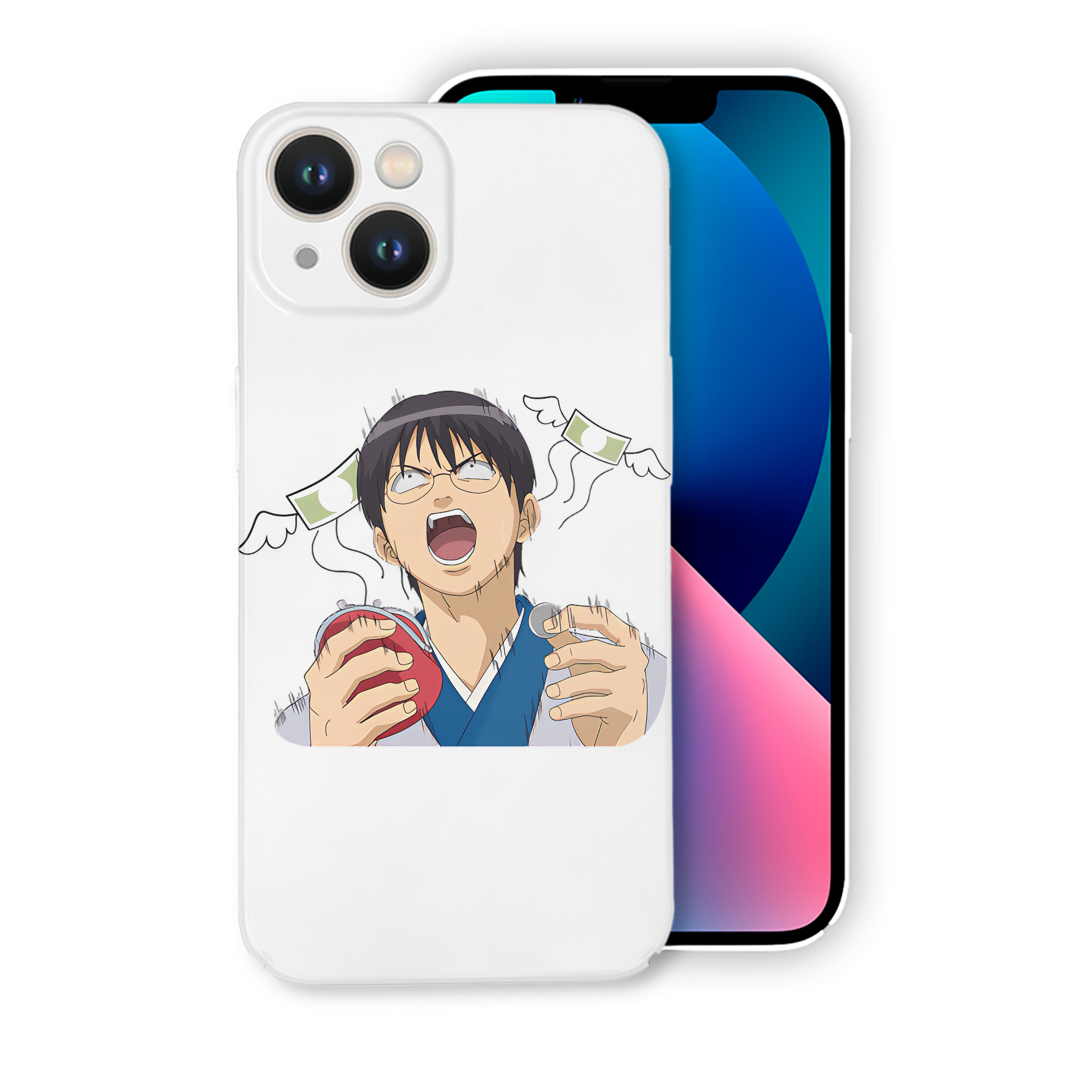 （画像用） ぎんたま 坂田銀時（さかたぎんとき） 神楽 志村新八（しむら しんぱち） GINTAMA Sakata Gintoki Kagura Shimura Shinpachi 【iPhone 14シリーズ対応】ハードケース