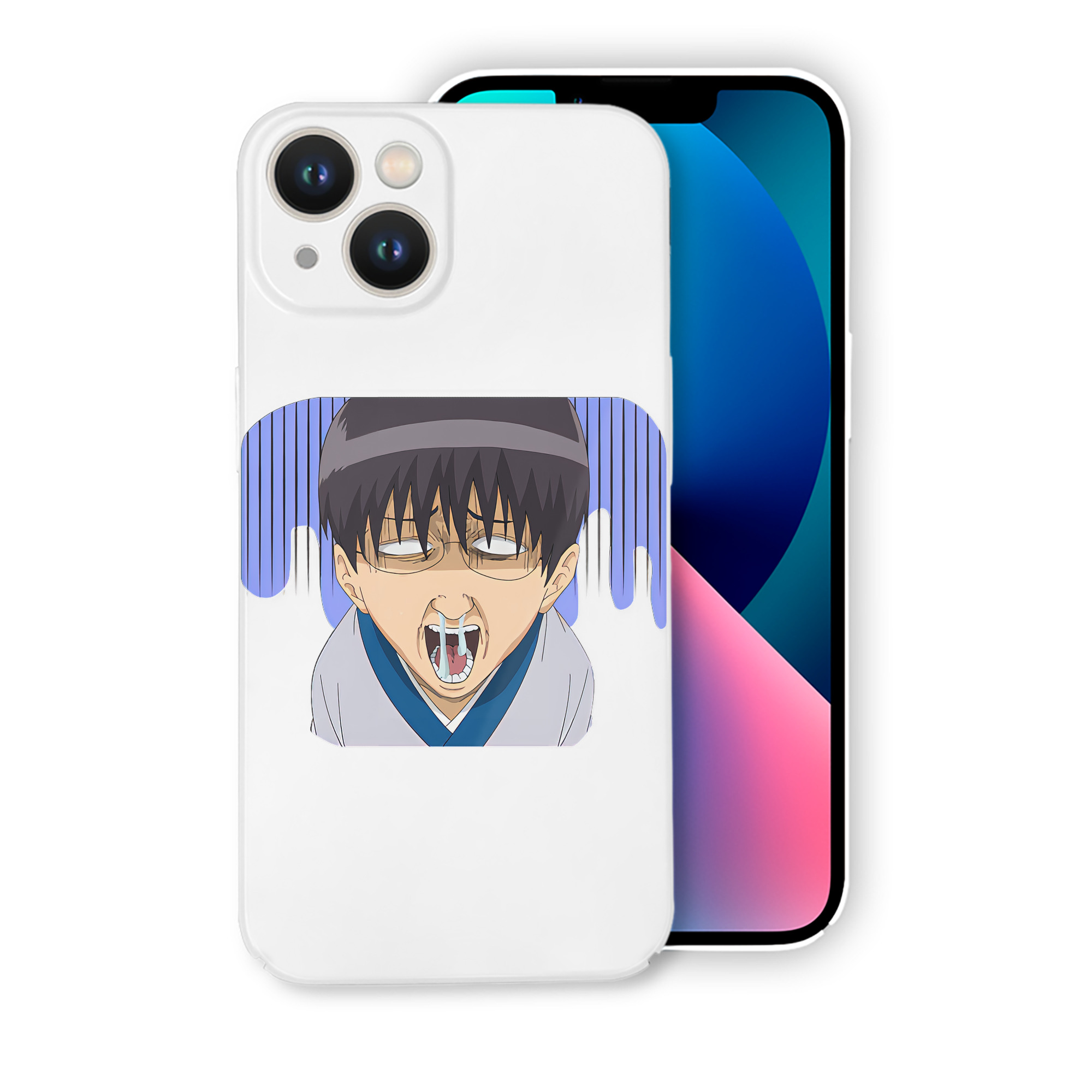 （画像用） ぎんたま 坂田銀時（さかたぎんとき） 神楽 志村新八（しむら しんぱち） GINTAMA Sakata Gintoki Kagura Shimura Shinpachi 【iPhone 14シリーズ対応】ハードケース