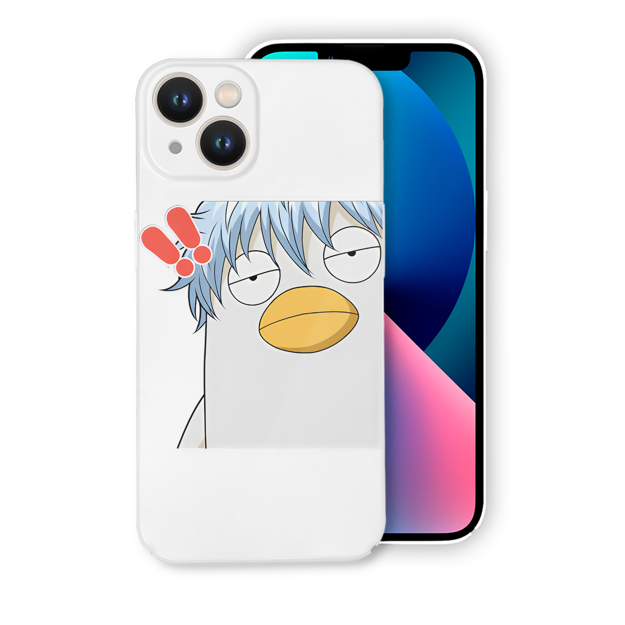 （画像用） ぎんたま 坂田銀時（さかたぎんとき） 神楽 志村新八（しむら しんぱち） GINTAMA Sakata Gintoki Kagura Shimura Shinpachi 【iPhone 14シリーズ対応】ハードケース