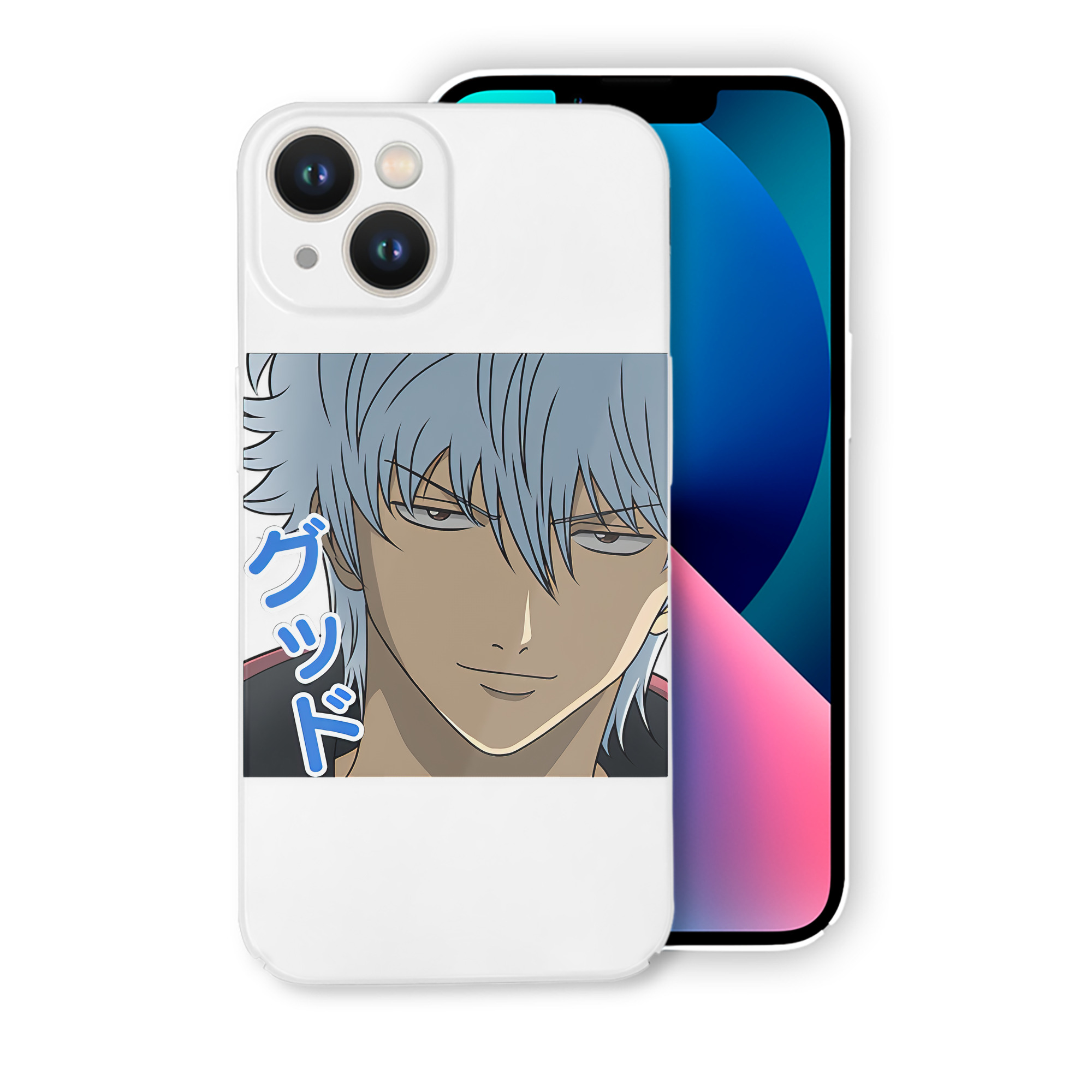 （画像用） ぎんたま 坂田銀時（さかたぎんとき） 神楽 志村新八（しむら しんぱち） GINTAMA Sakata Gintoki Kagura Shimura Shinpachi 【iPhone 14シリーズ対応】ハードケース