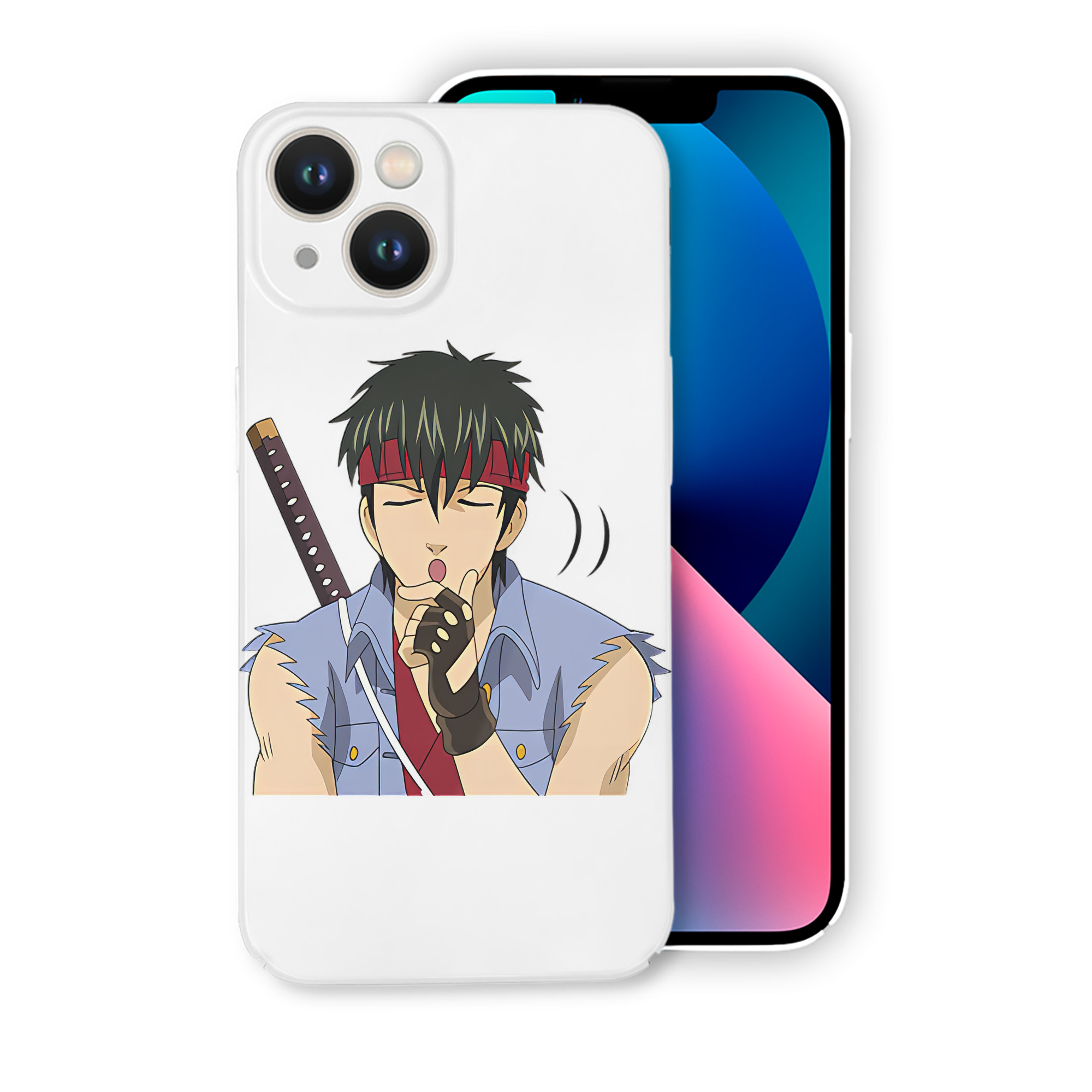 （画像用） ぎんたま 坂田銀時（さかたぎんとき） 神楽 志村新八（しむら しんぱち） GINTAMA Sakata Gintoki Kagura Shimura Shinpachi 【iPhone 14シリーズ対応】ハードケース