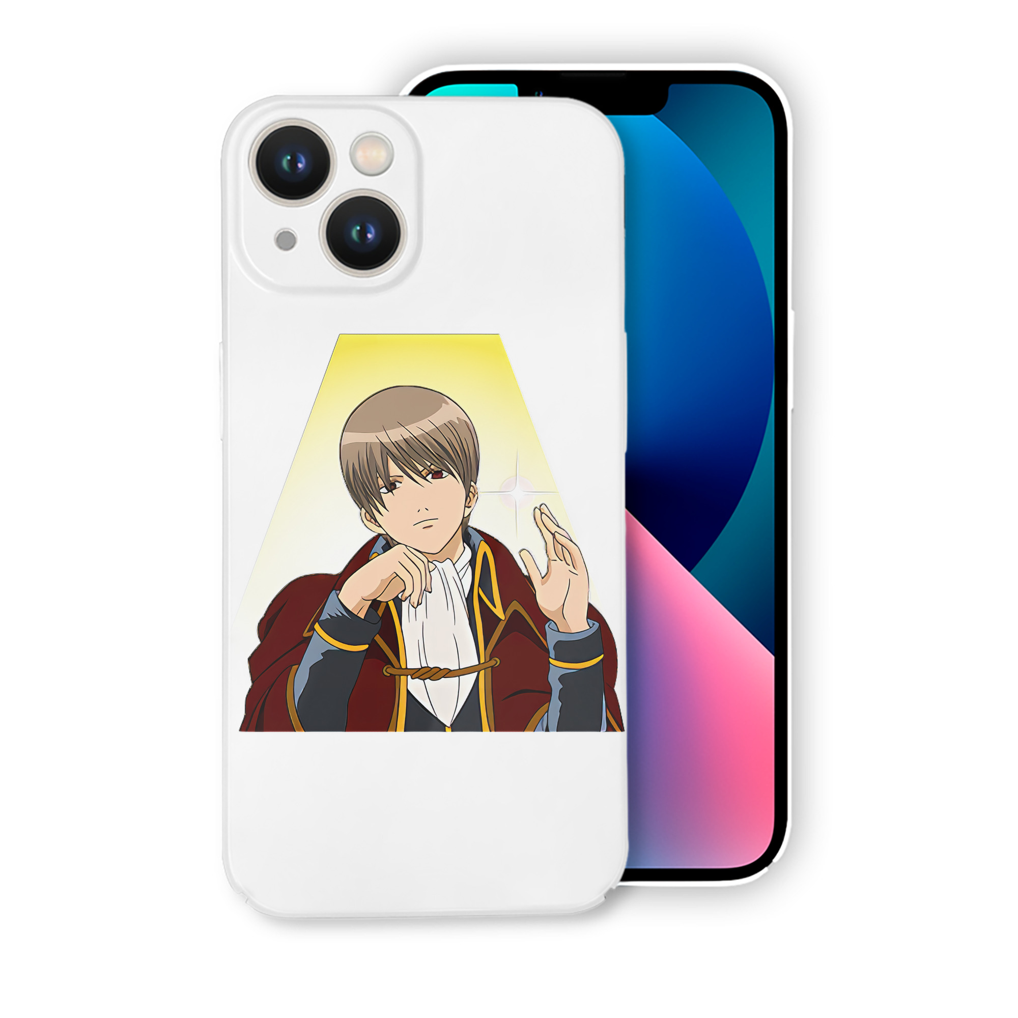 （画像用） ぎんたま 坂田銀時（さかたぎんとき） 神楽 志村新八（しむら しんぱち） GINTAMA Sakata Gintoki Kagura Shimura Shinpachi 【iPhone 14シリーズ対応】ハードケース