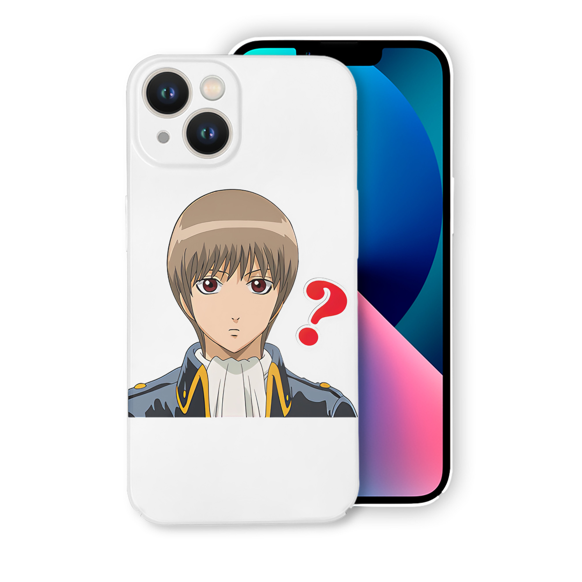 （画像用） ぎんたま 坂田銀時（さかたぎんとき） 神楽 志村新八（しむら しんぱち） GINTAMA Sakata Gintoki Kagura Shimura Shinpachi 【iPhone 14シリーズ対応】ハードケース