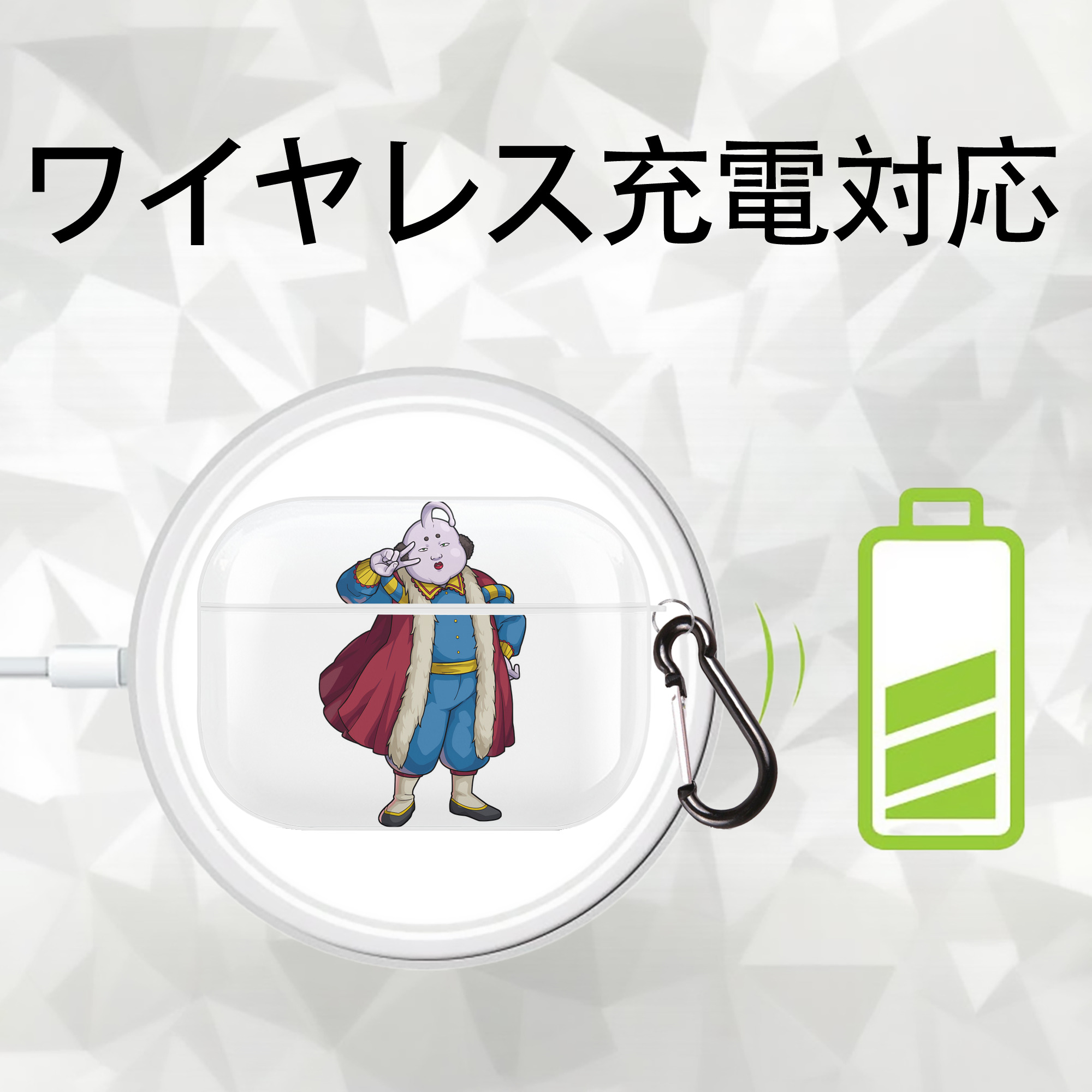 ぎんたま 坂田銀時（さかたぎんとき） 神楽 志村新八（しむら しんぱち） GINTAMA Sakata Gintoki Kagura Shimura Shinpachi 【AirPods Pro用】ハードシェル保護ケース 耐衝撃・防指紋・カラビナ付き商品仕様