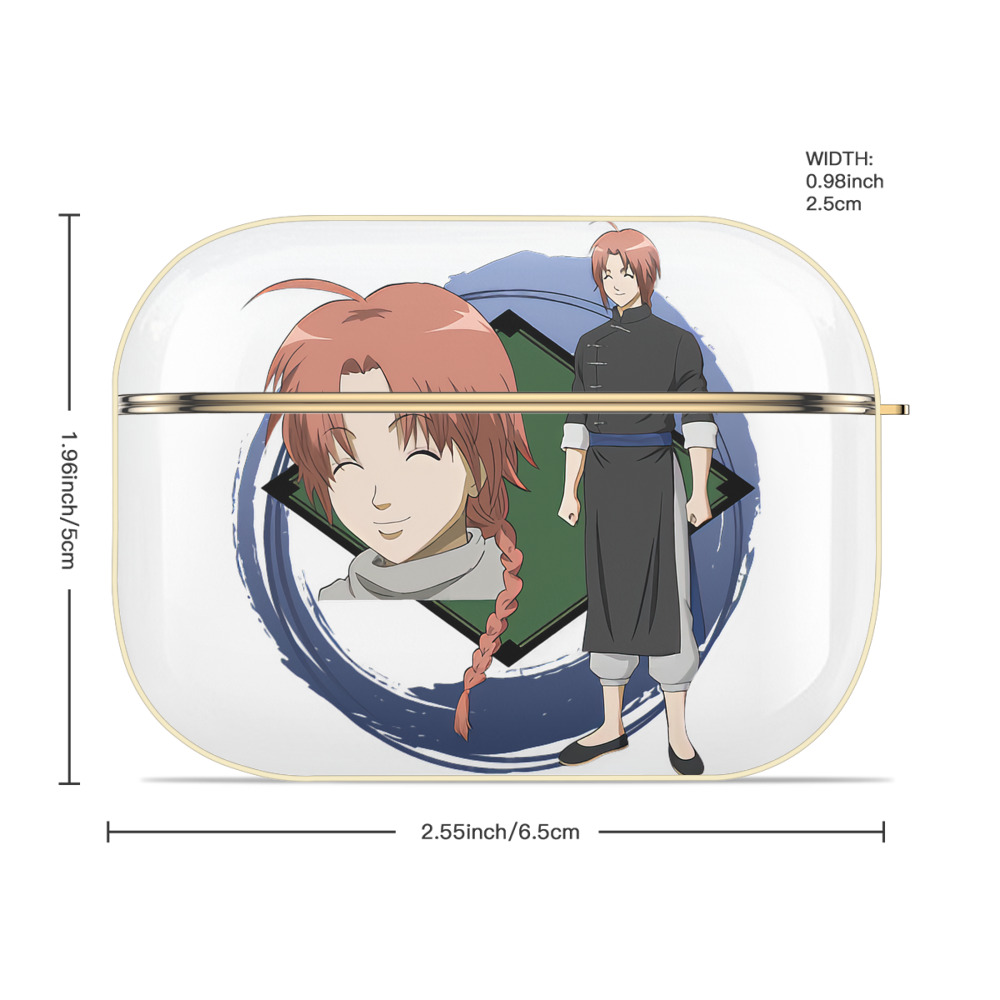 ぎんたま 坂田銀時（さかたぎんとき） 神楽 志村新八（しむら しんぱち） GINTAMA Sakata Gintoki Kagura Shimura Shinpachi 【AirPods Pro用】ハードシェル保護ケース｜耐衝撃・防指紋・カラビナ付き商品仕様