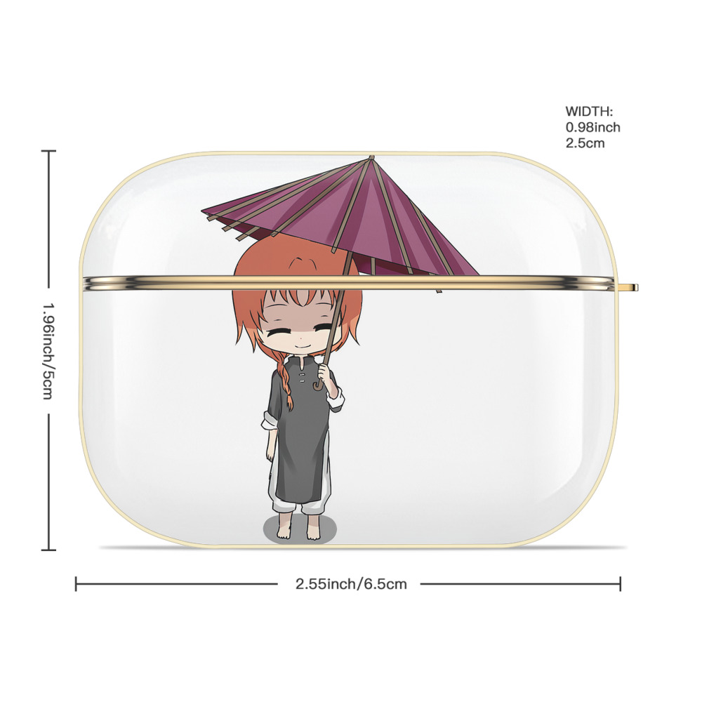 ぎんたま 坂田銀時（さかたぎんとき） 神楽 志村新八（しむら しんぱち） GINTAMA Sakata Gintoki Kagura Shimura Shinpachi 【AirPods Pro用】ハードシェル保護ケース｜耐衝撃・防指紋・カラビナ付き商品仕様