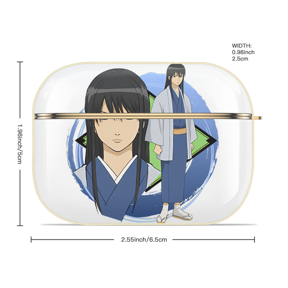 ぎんたま 坂田銀時（さかたぎんとき） 神楽 志村新八（しむら しんぱち） GINTAMA Sakata Gintoki Kagura Shimura Shinpachi 【AirPods Pro用】ハードシェル保護ケース｜耐衝撃・防指紋・カラビナ付き商品仕様