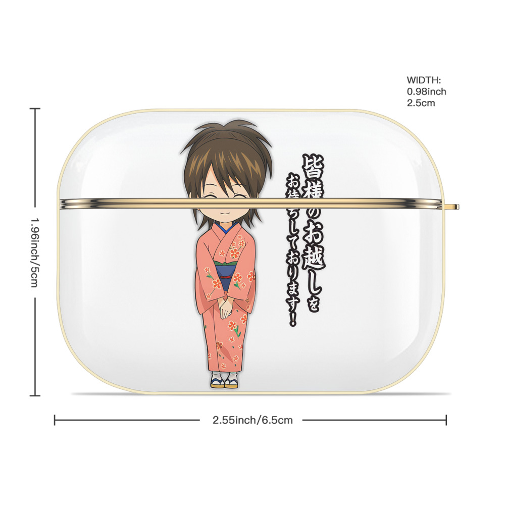 ぎんたま 坂田銀時（さかたぎんとき） 神楽 志村新八（しむら しんぱち） GINTAMA Sakata Gintoki Kagura Shimura Shinpachi 【AirPods Pro用】ハードシェル保護ケース｜耐衝撃・防指紋・カラビナ付き商品仕様