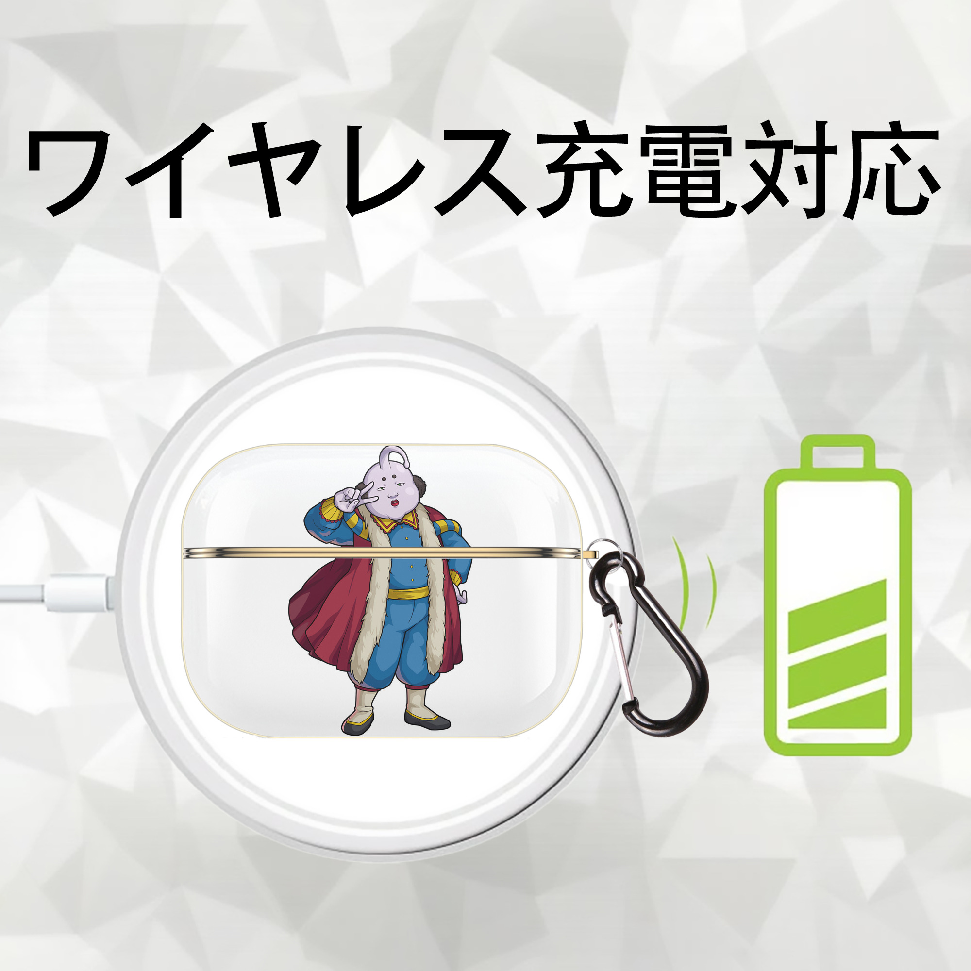 ぎんたま 坂田銀時（さかたぎんとき） 神楽 志村新八（しむら しんぱち） GINTAMA Sakata Gintoki Kagura Shimura Shinpachi 【AirPods Pro用】ハードシェル保護ケース｜耐衝撃・防指紋・カラビナ付き商品仕様