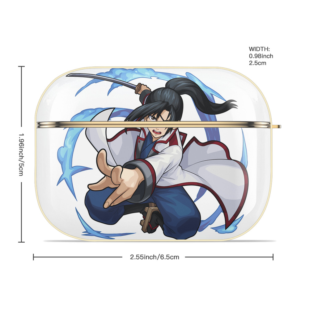 ぎんたま 坂田銀時（さかたぎんとき） 神楽 志村新八（しむら しんぱち） GINTAMA Sakata Gintoki Kagura Shimura Shinpachi 【AirPods Pro用】ハードシェル保護ケース｜耐衝撃・防指紋・カラビナ付き商品仕様