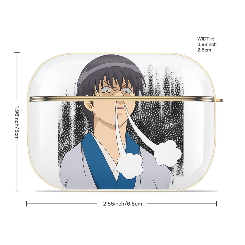 ぎんたま 坂田銀時（さかたぎんとき） 神楽 志村新八（しむら しんぱち） GINTAMA Sakata Gintoki Kagura Shimura Shinpachi 【AirPods Pro用】ハードシェル保護ケース｜耐衝撃・防指紋・カラビナ付き商品仕様