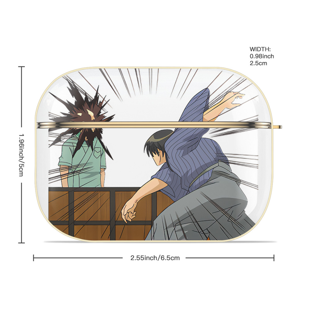 ぎんたま 坂田銀時（さかたぎんとき） 神楽 志村新八（しむら しんぱち） GINTAMA Sakata Gintoki Kagura Shimura Shinpachi 【AirPods Pro用】ハードシェル保護ケース｜耐衝撃・防指紋・カラビナ付き商品仕様