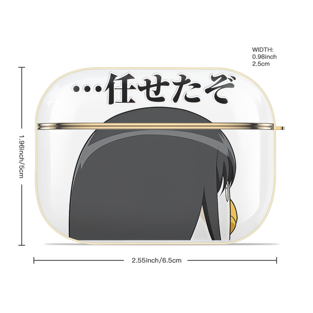 ぎんたま 坂田銀時（さかたぎんとき） 神楽 志村新八（しむら しんぱち） GINTAMA Sakata Gintoki Kagura Shimura Shinpachi 【AirPods Pro用】ハードシェル保護ケース｜耐衝撃・防指紋・カラビナ付き商品仕様